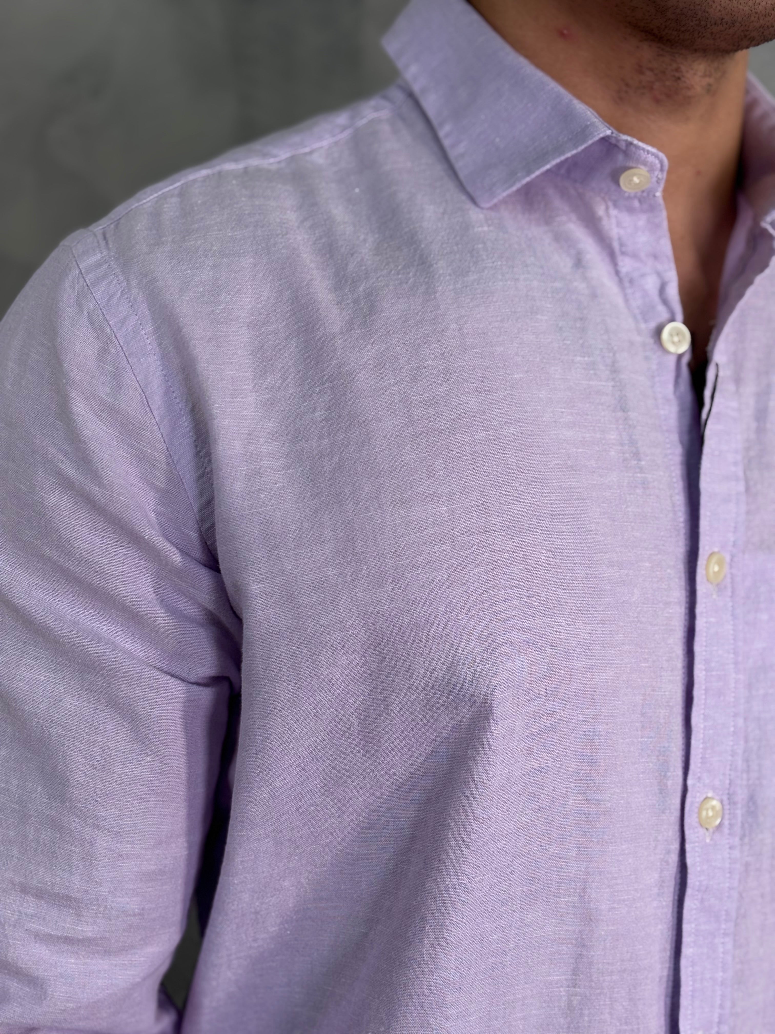 CAMISA M/L MARESIA PONTO H LILÁS