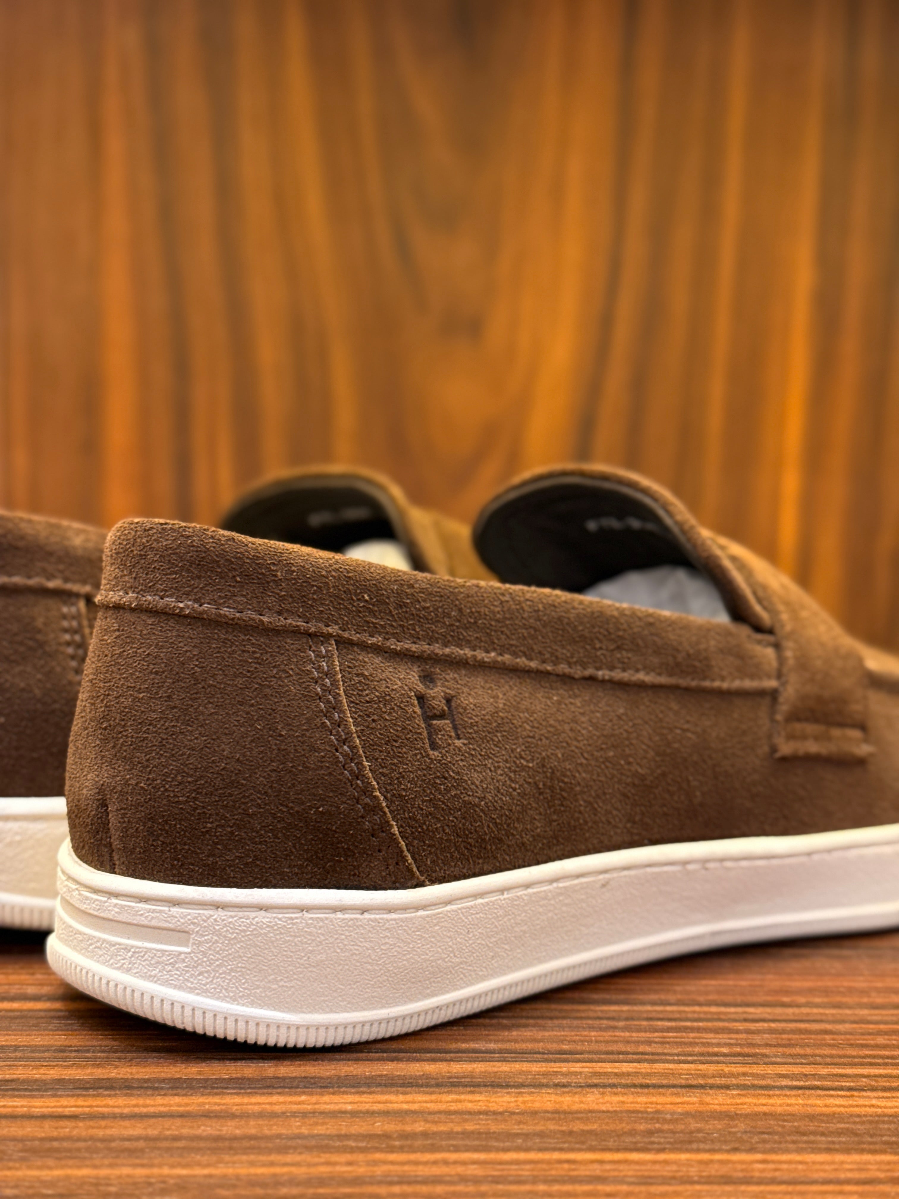SLIP ON HORUS SUMMER CAMURÇA PONTO H BROWN
