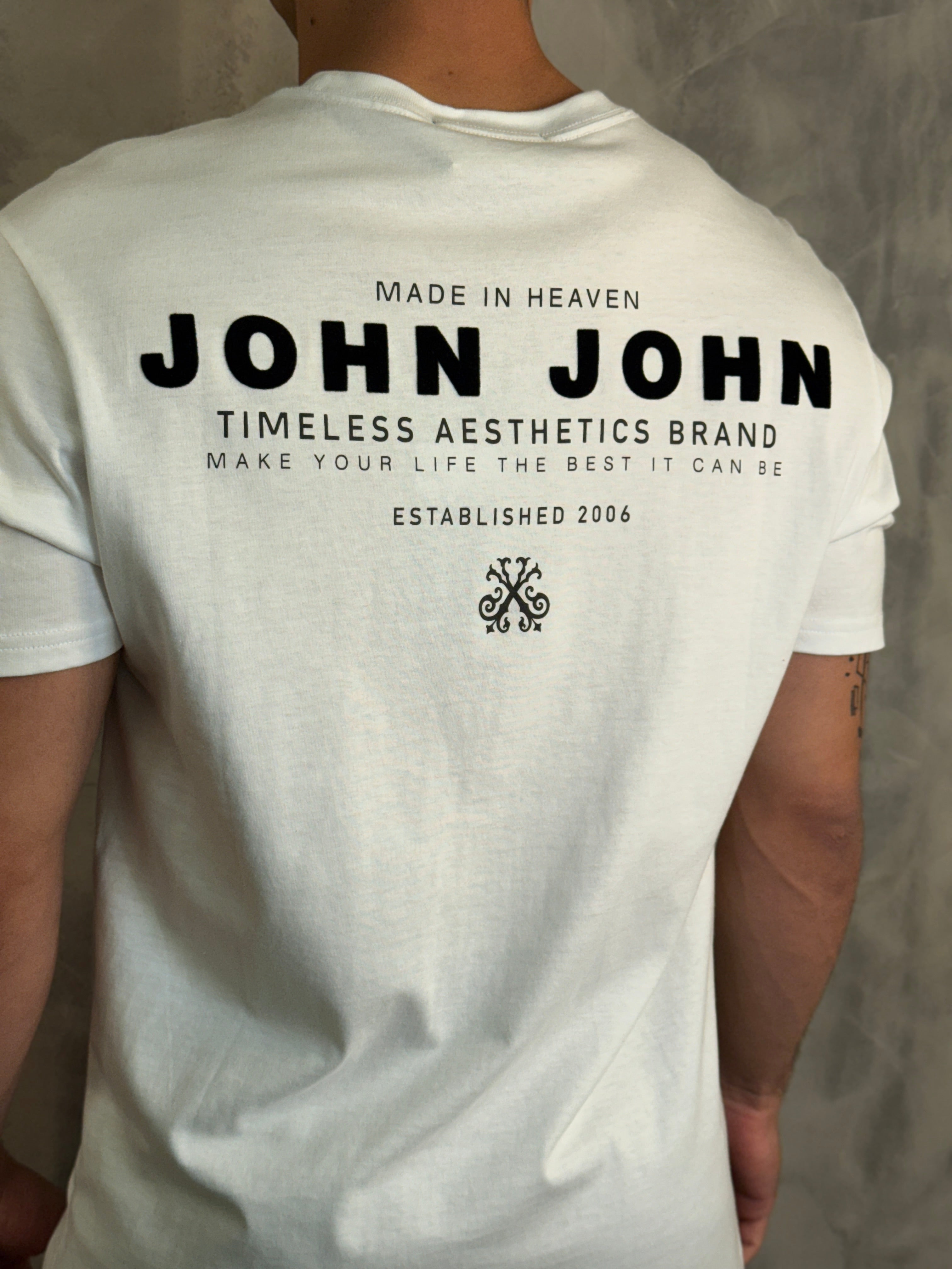 T SHIRT RG PC BEST LIFE WHT JOHN JOHN BRANCO