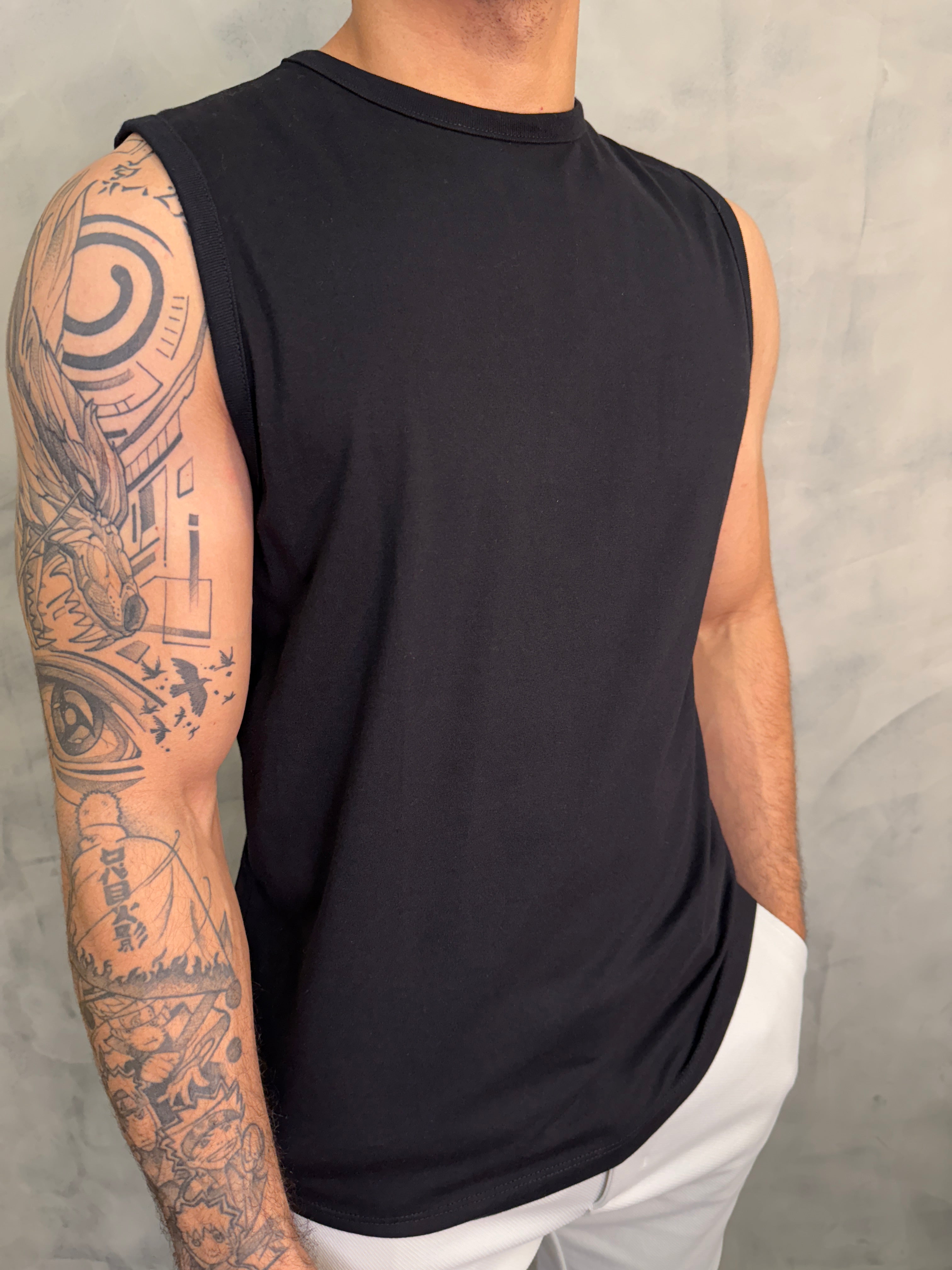 REGATA BÁSICA SIMPLES RESERVA PRETO