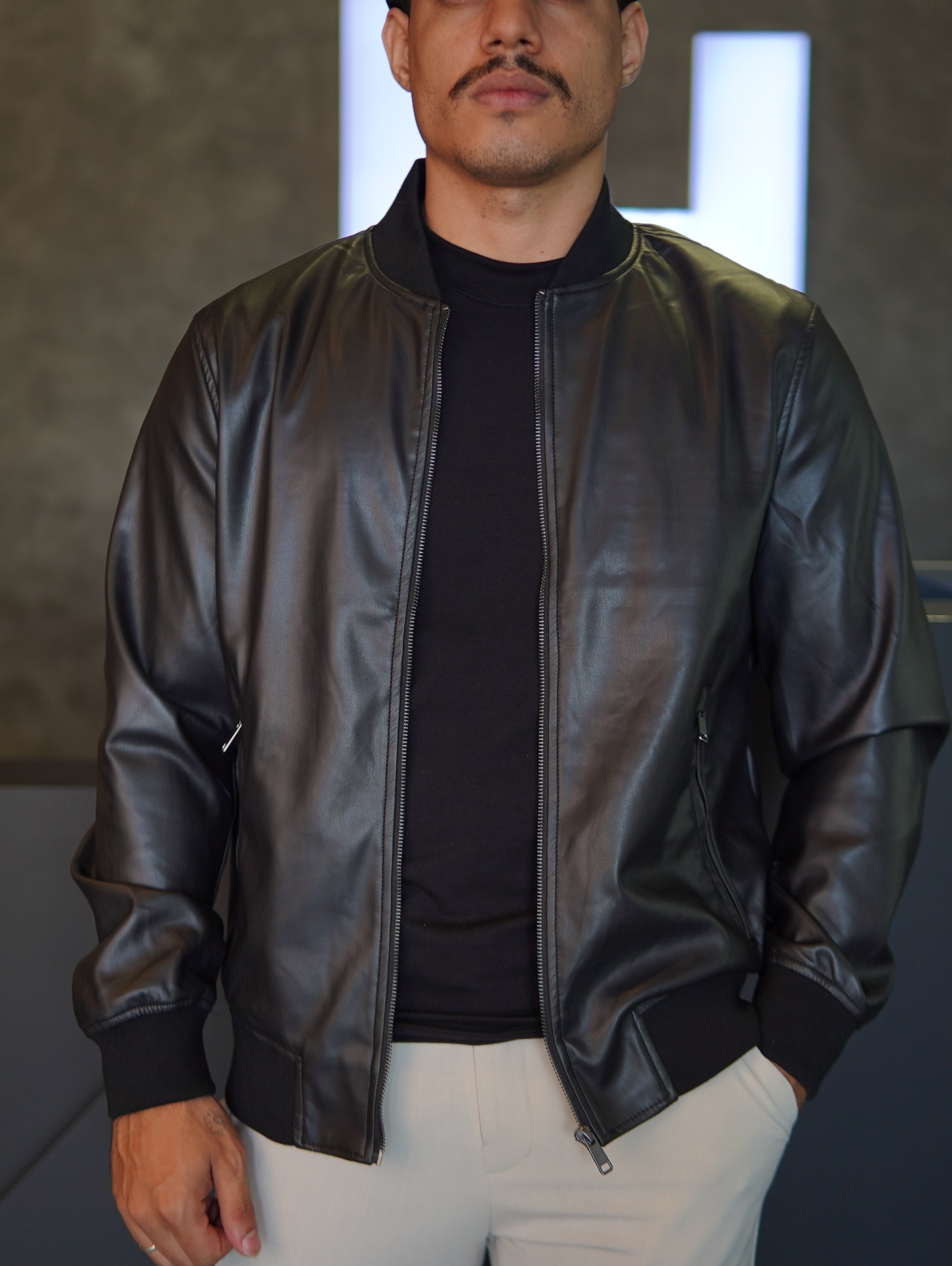 JAQUETA BOMBER CLASSIC PONTO H