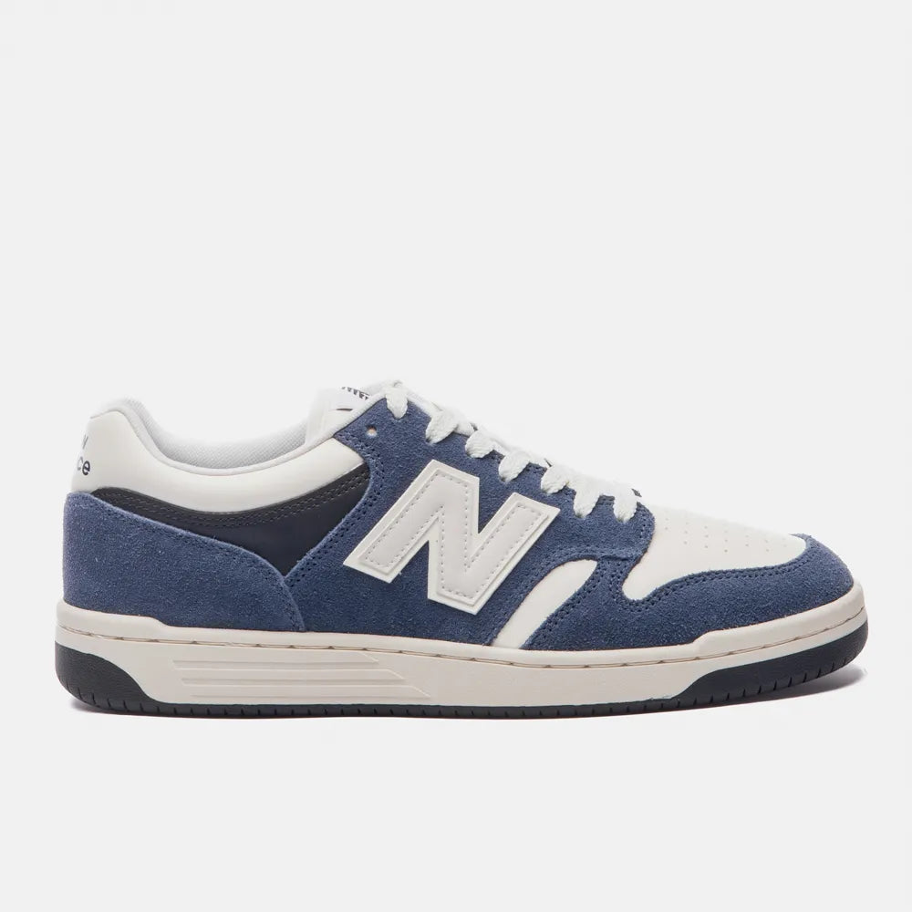 TÊNIS 480 LOW UNISEX NEW BALANCE MARINHO/BEGE CLARO