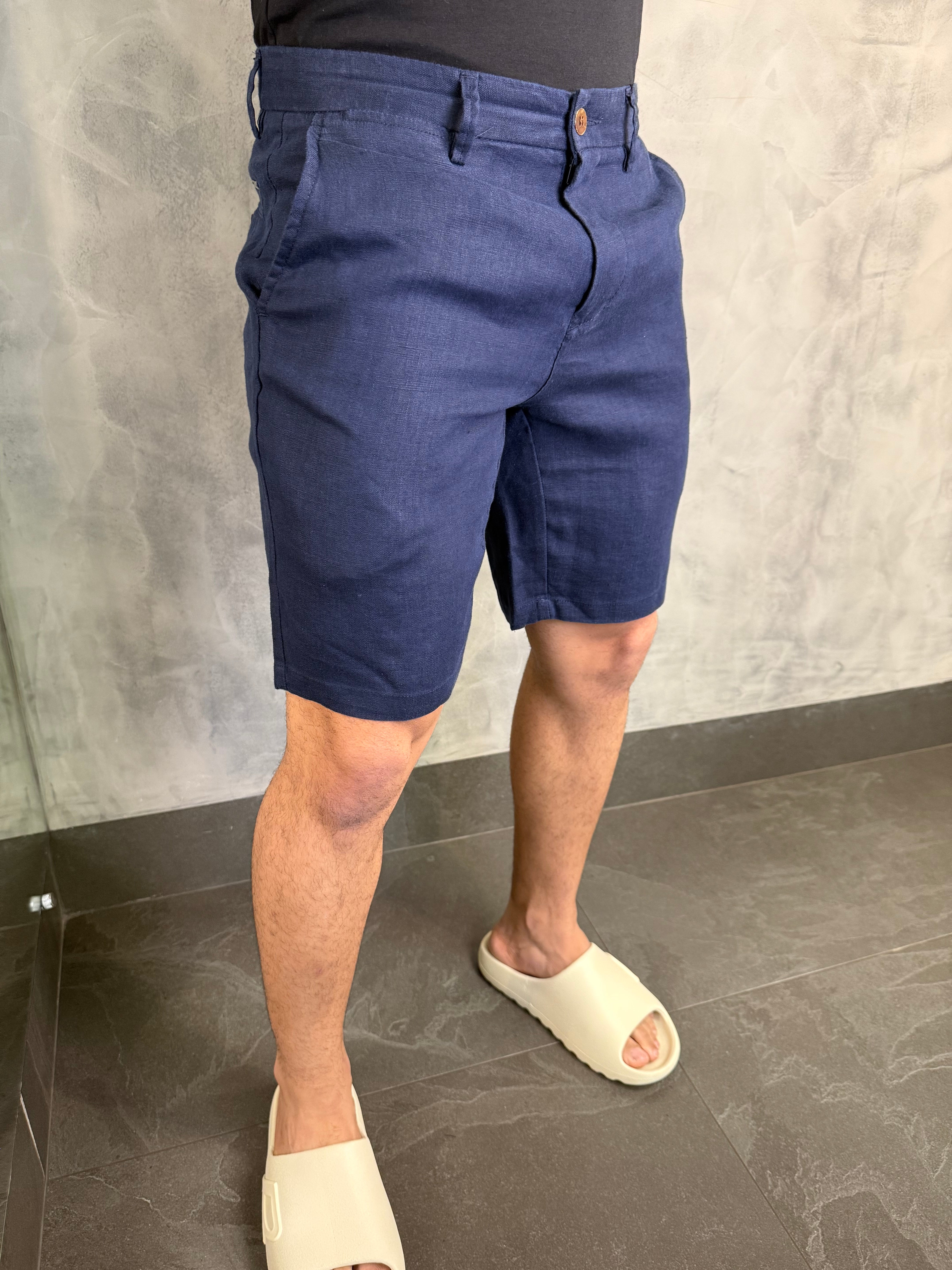 BERMUDA CASUAL-DAY ALF. PURO LINHO PONTO H