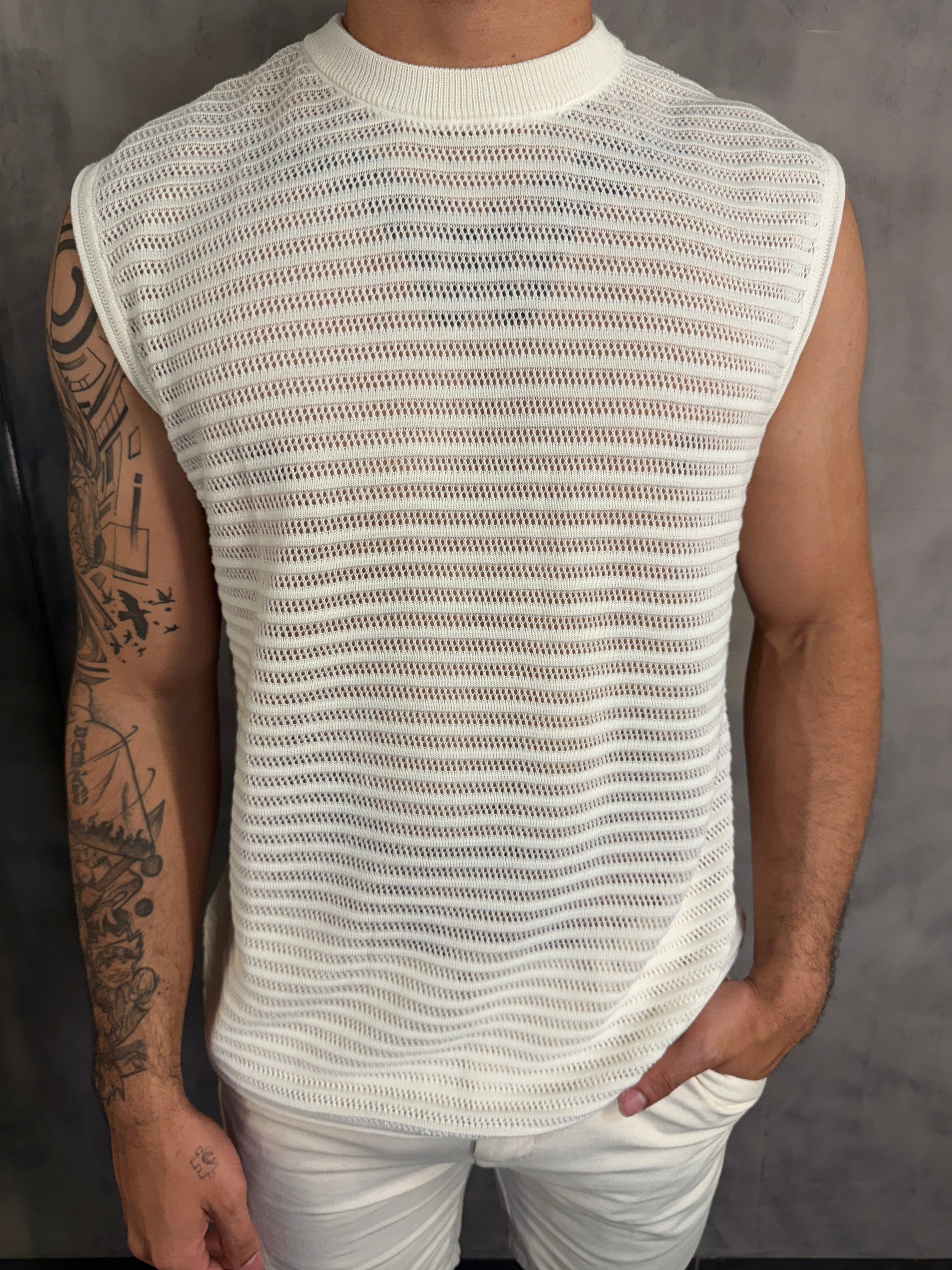 REGATA TRICOT JOHN JOHN OFF WHITE