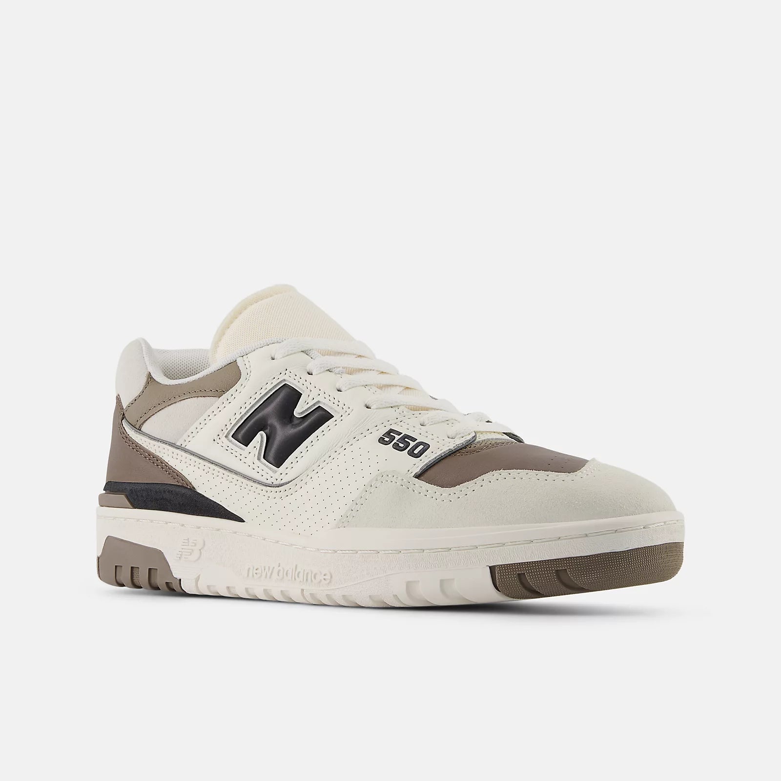 TÊNIS NB 550 NEW BALANCE BRANCO/MARROM
