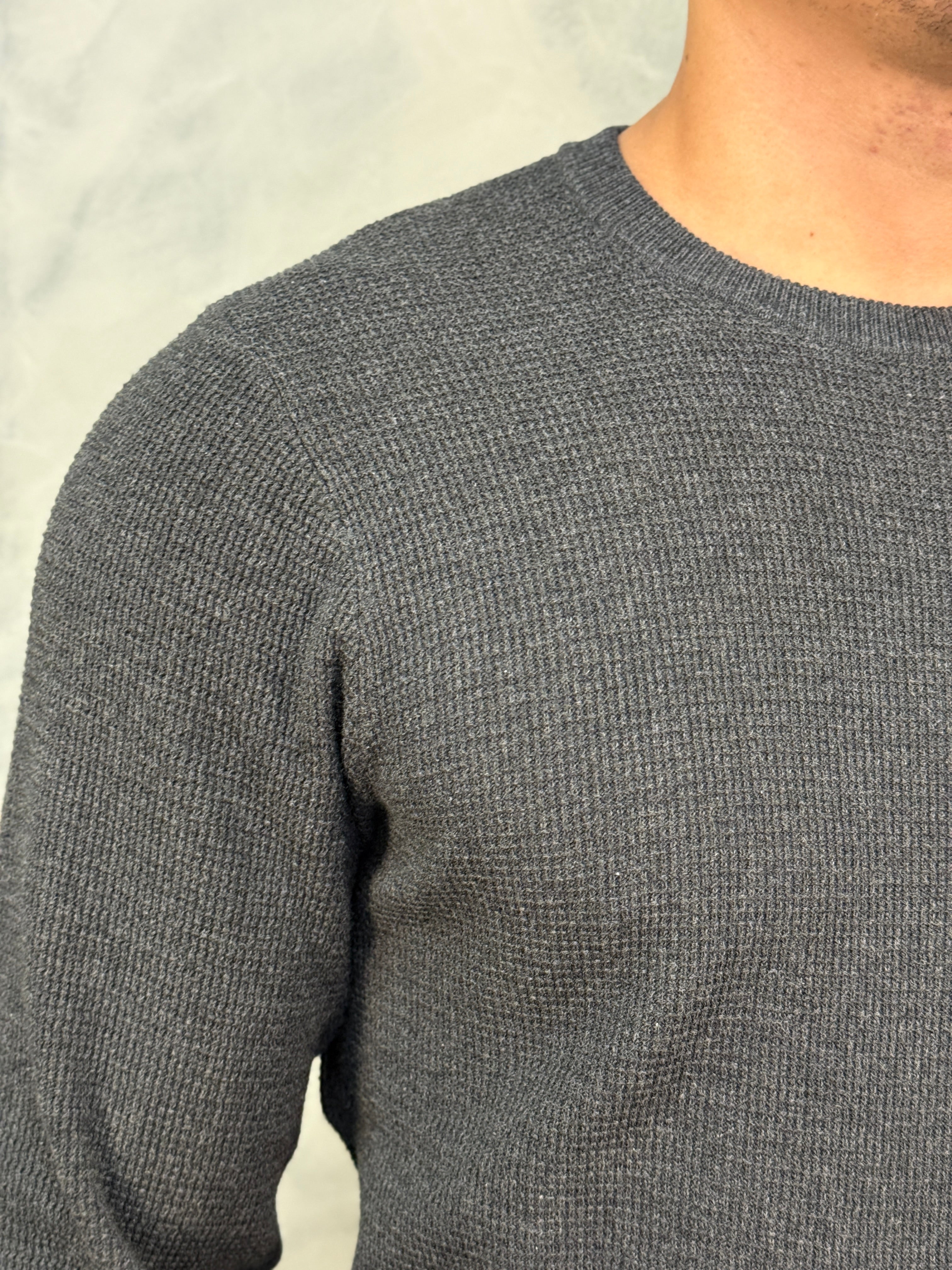 SUETER TRICOT JACQUARD PONTO H