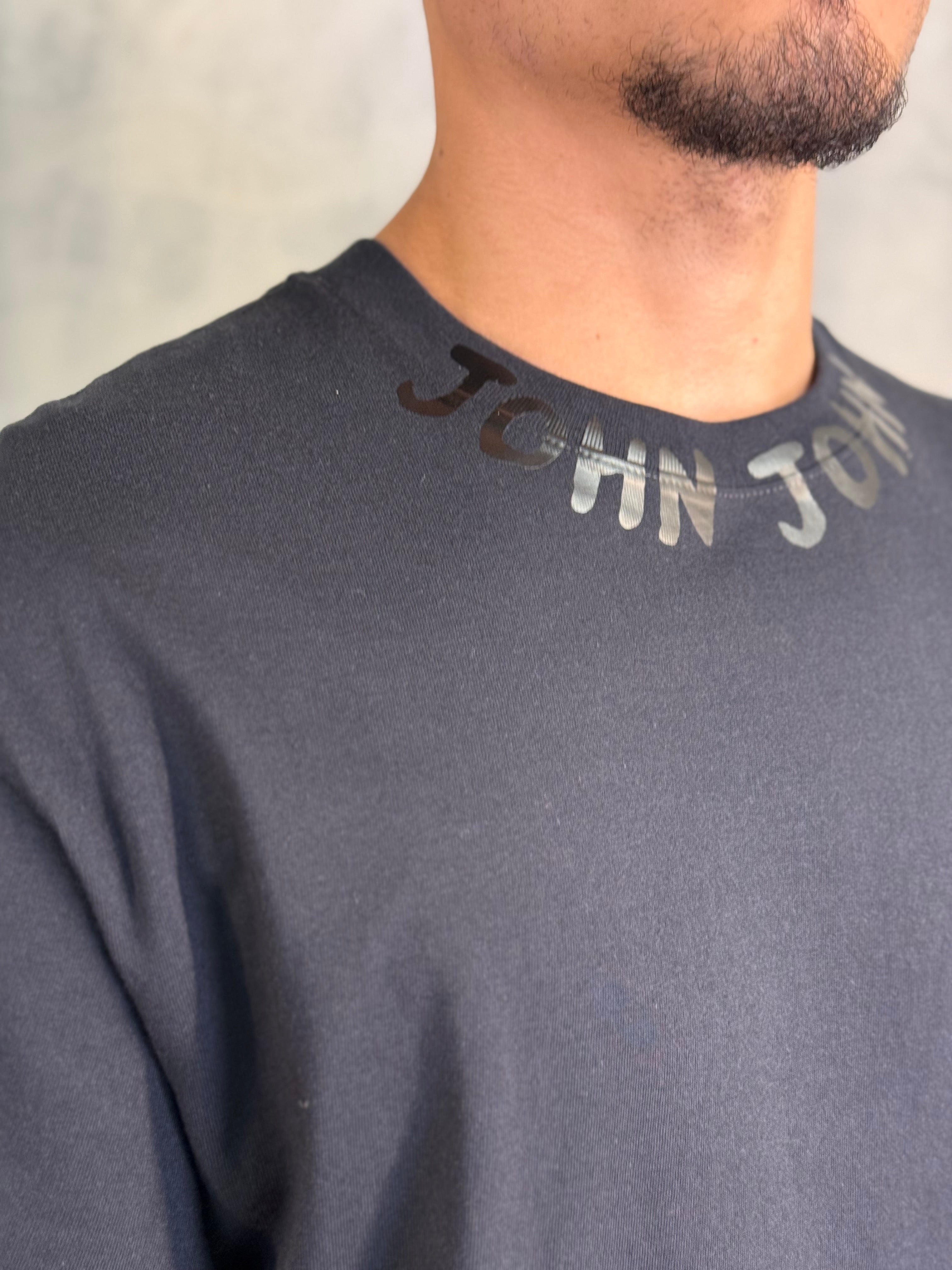 T SHIRT BOX COLLAR JOHN JOHN PRETO