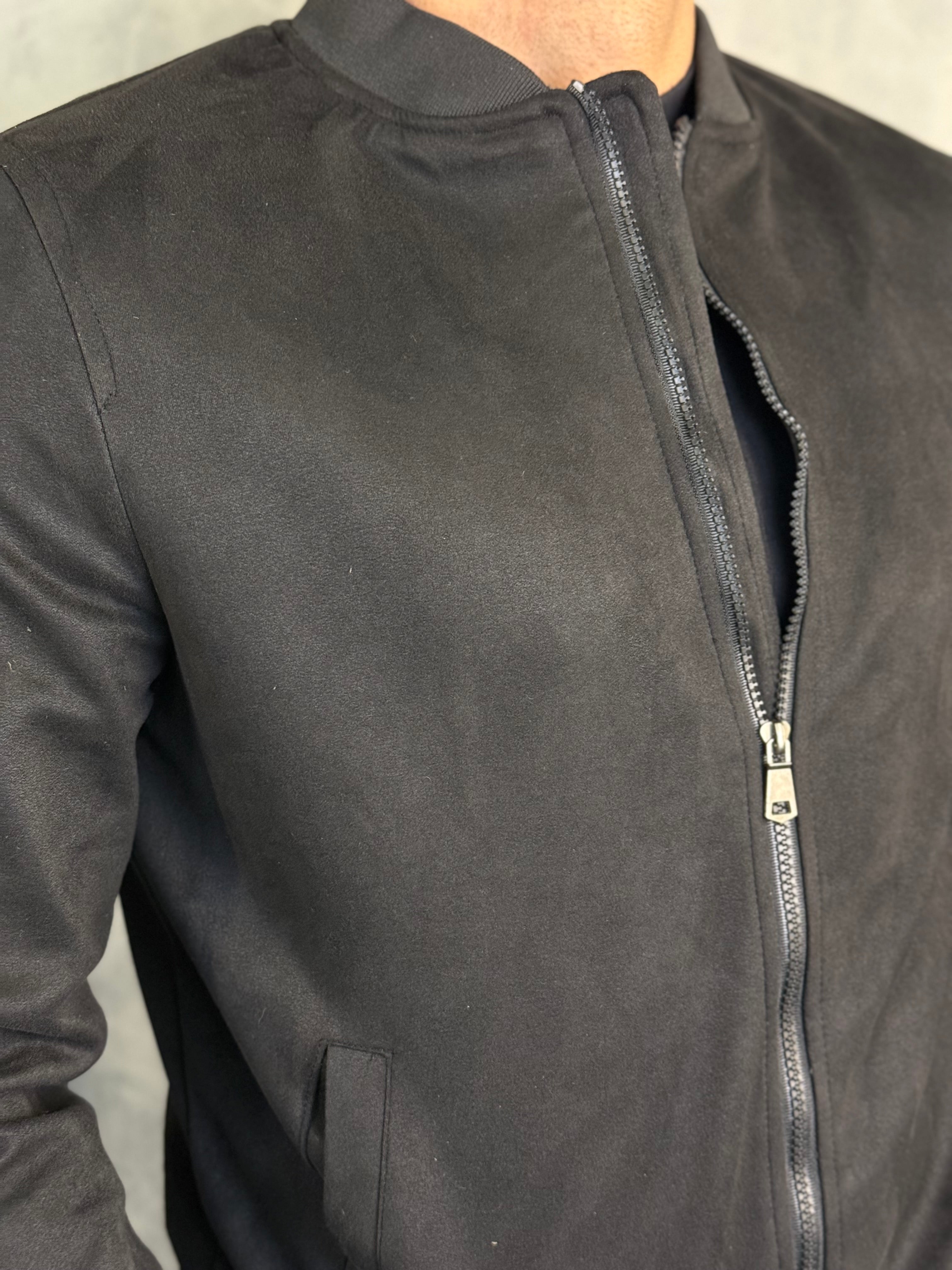 JAQUETA BOMBER SUEDE PONTO H