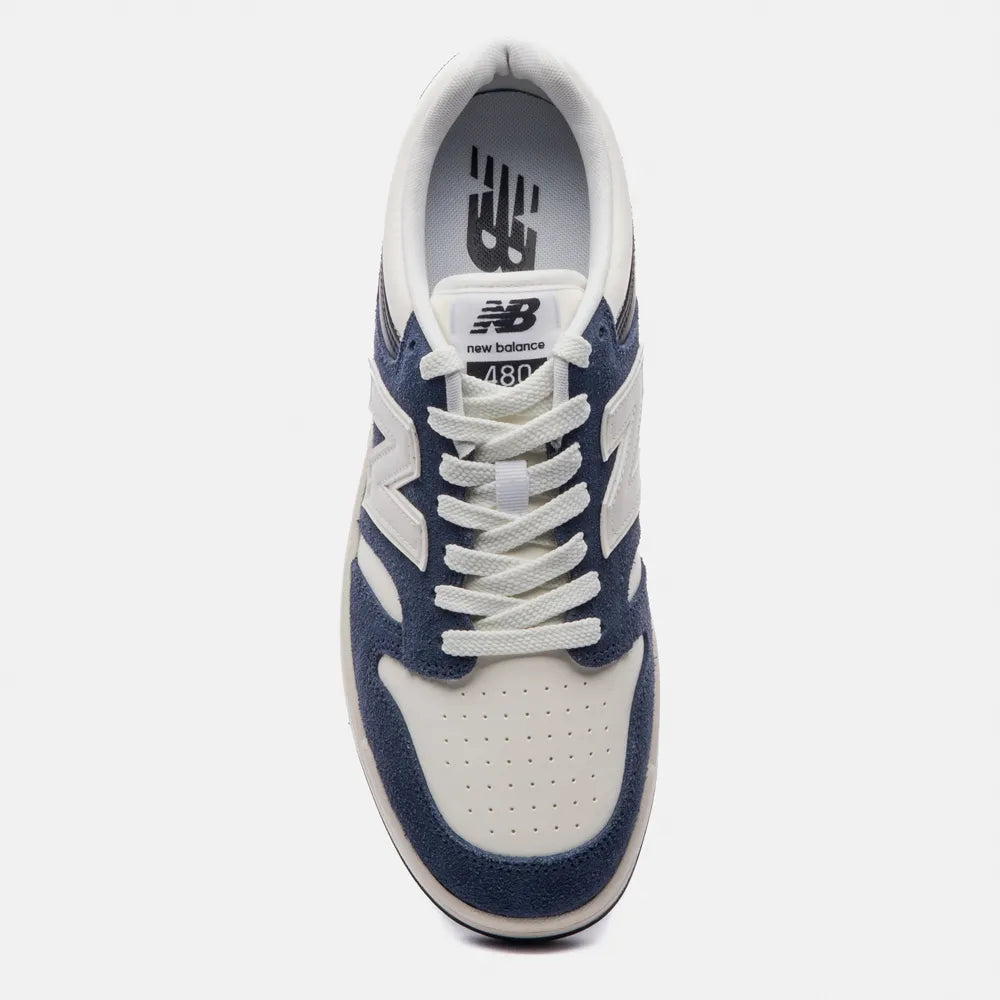 TÊNIS 480 LOW UNISEX NEW BALANCE MARINHO/BEGE CLARO