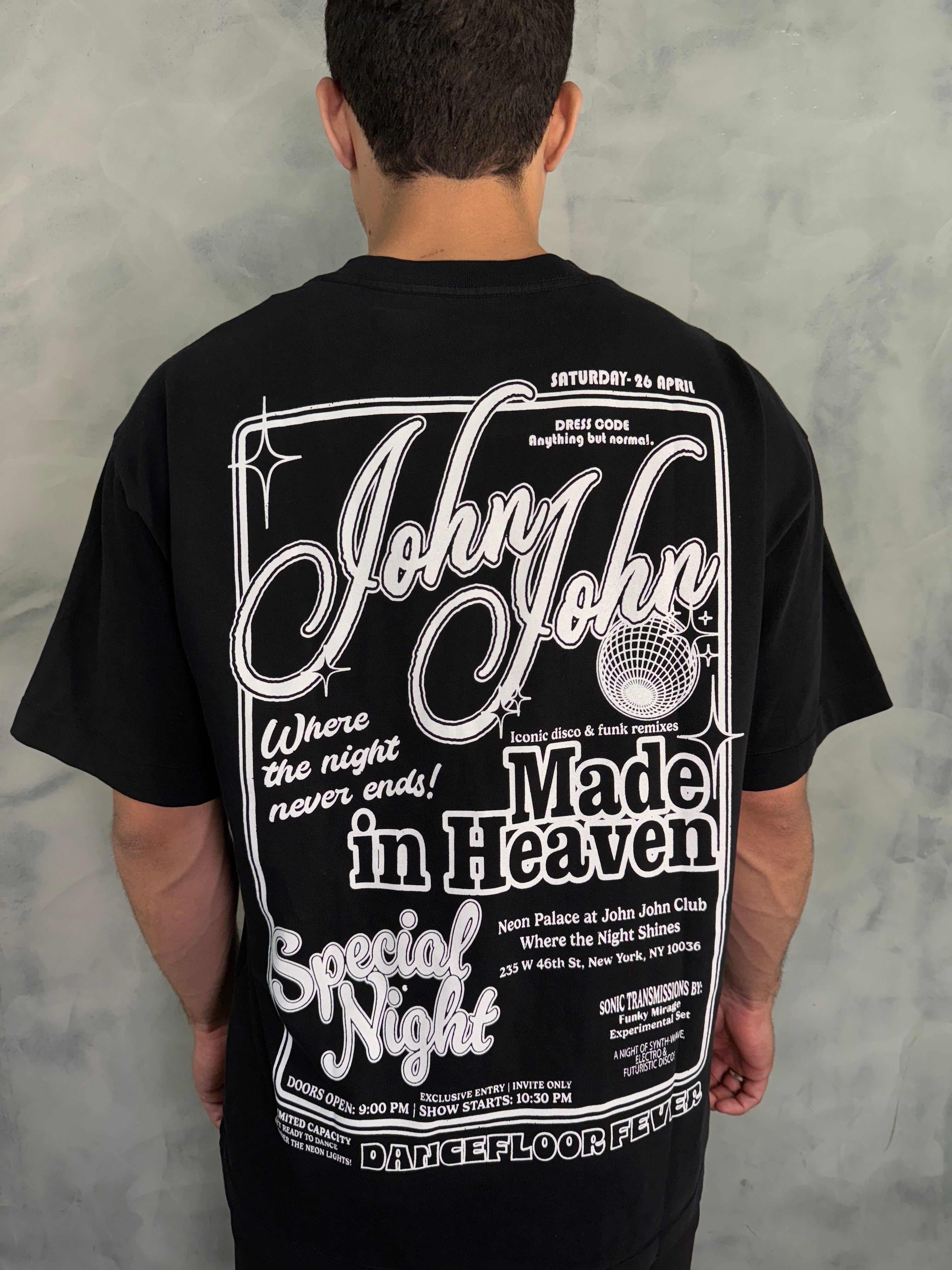 T SHIRT BOX SPECIAL NIGHT BL JOHN JOHN PRETO