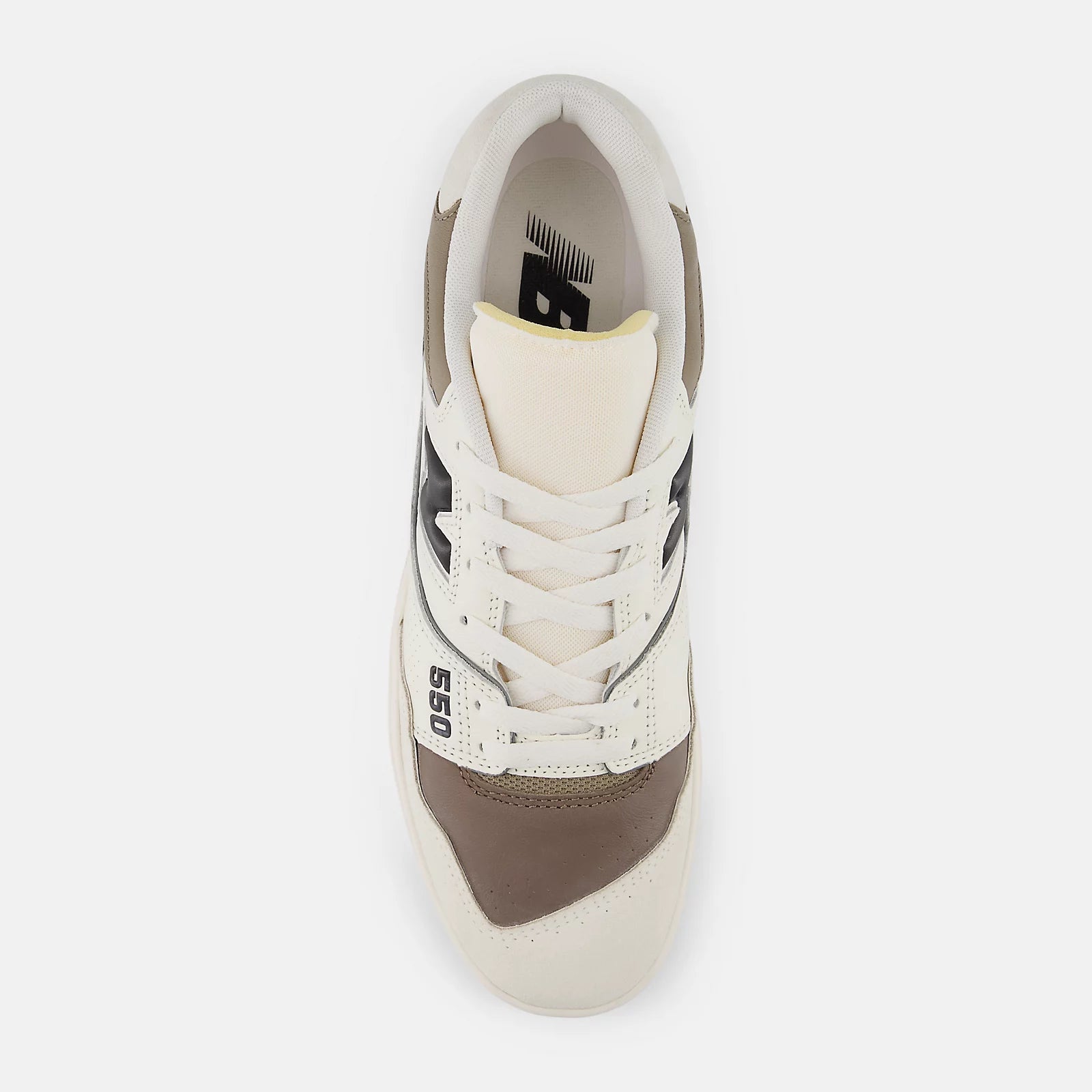 TÊNIS NB 550 NEW BALANCE BRANCO/MARROM
