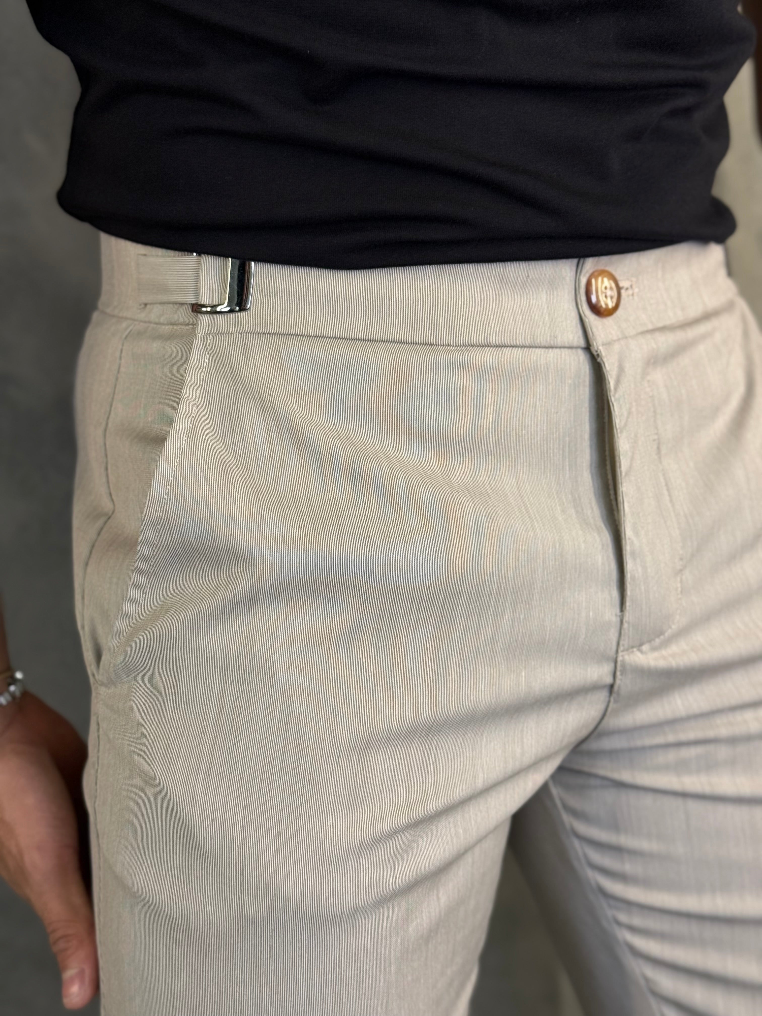 CALÇA ALF. DUBAI PONTO H AREIA