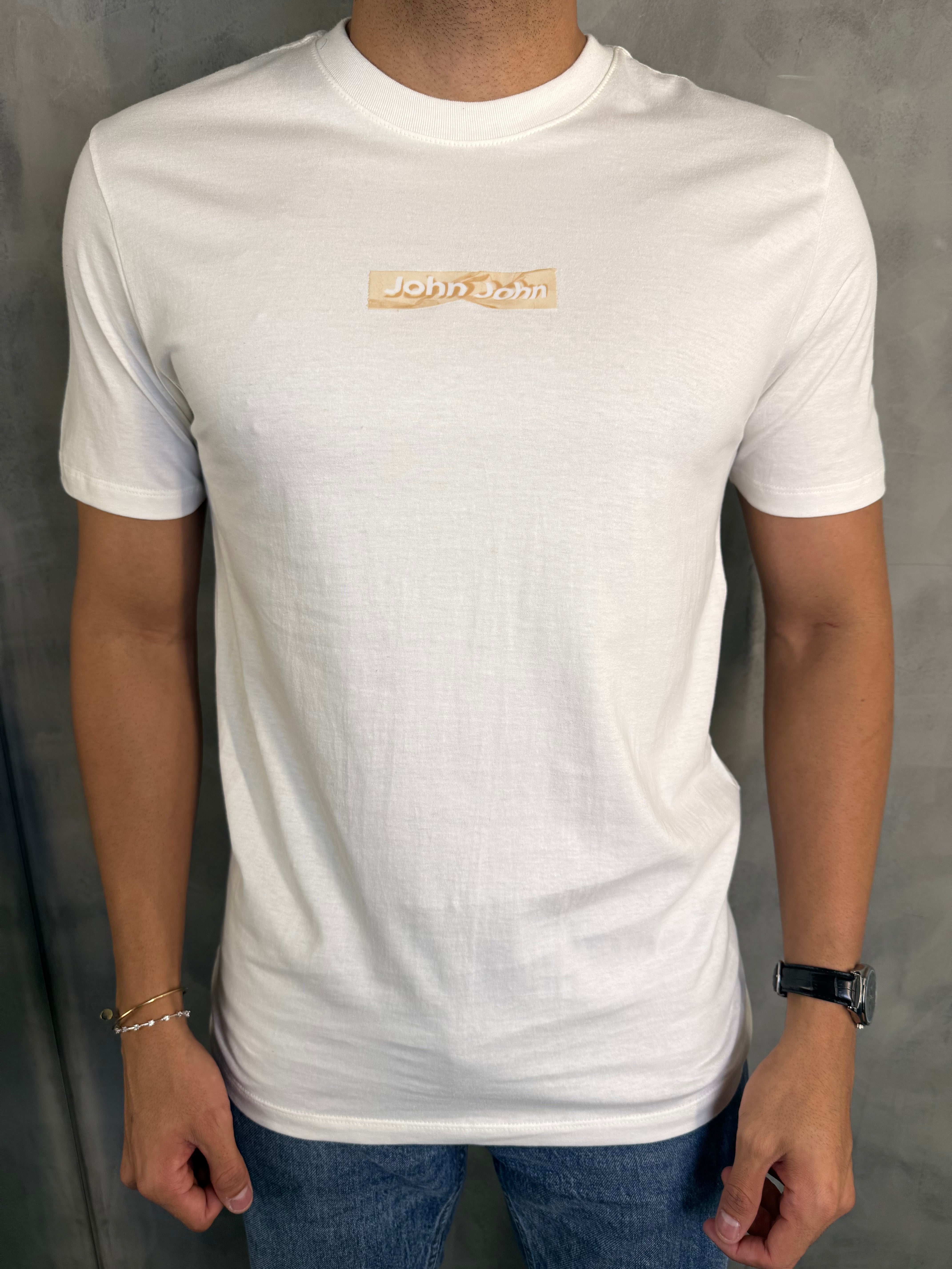 T SHIRT RG TAPE JOHN JOHN OFF WHITE