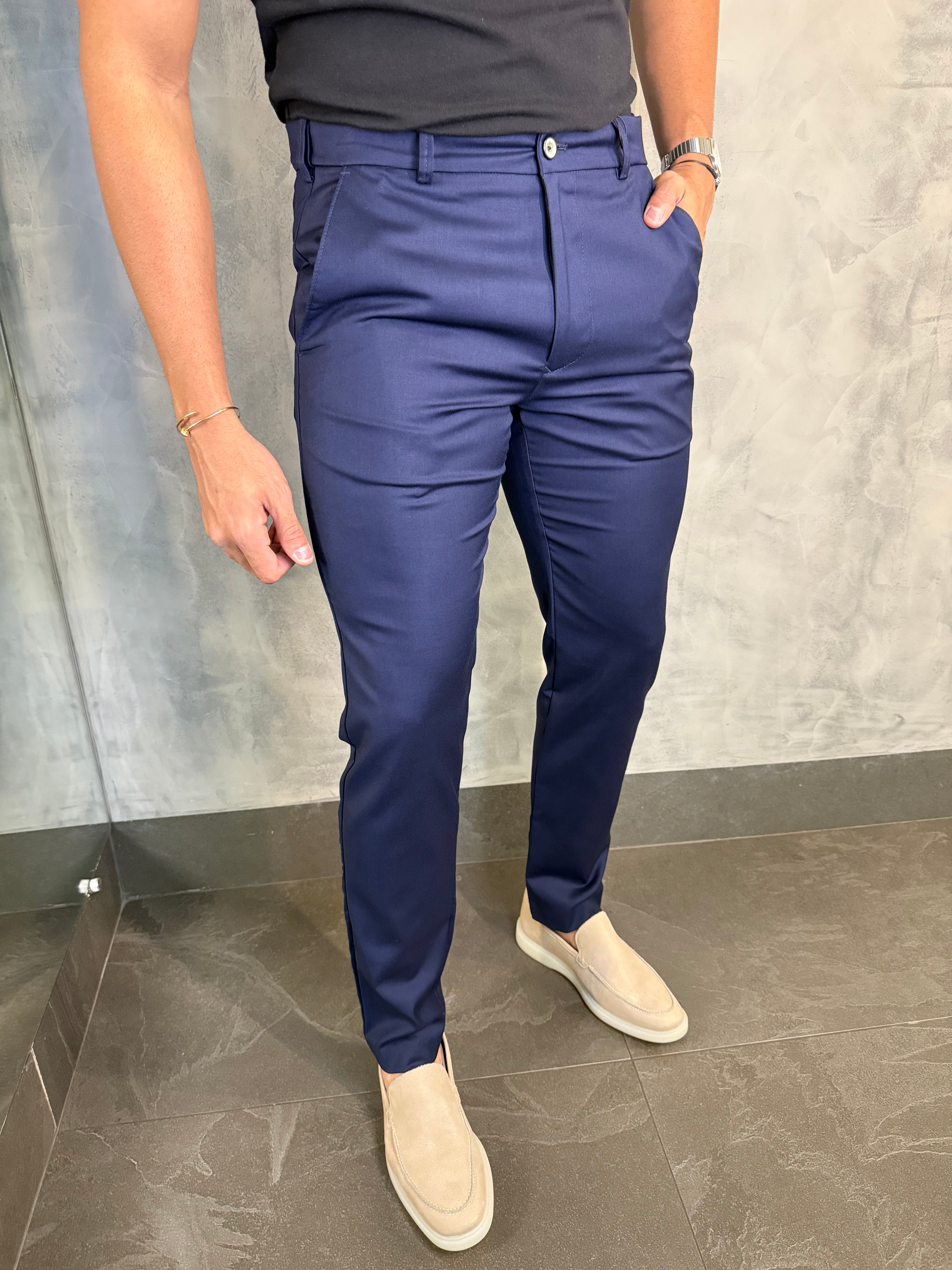 CALÇA ALF. SLIM C/ ELÁSTICO CÓS PONTO H - 2 POR R$ 719,90