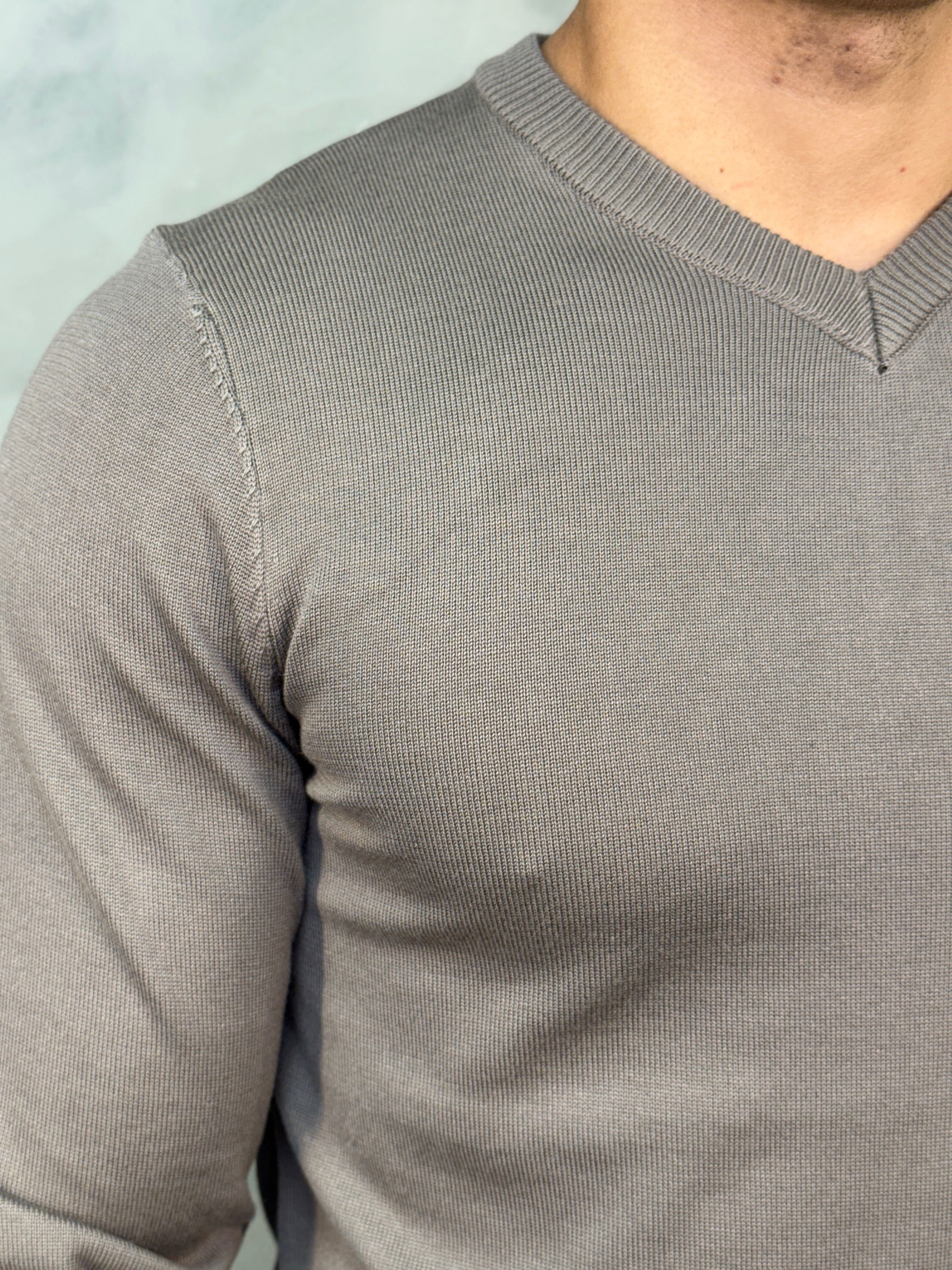SUETER TRICOT GOLA V PONTO H