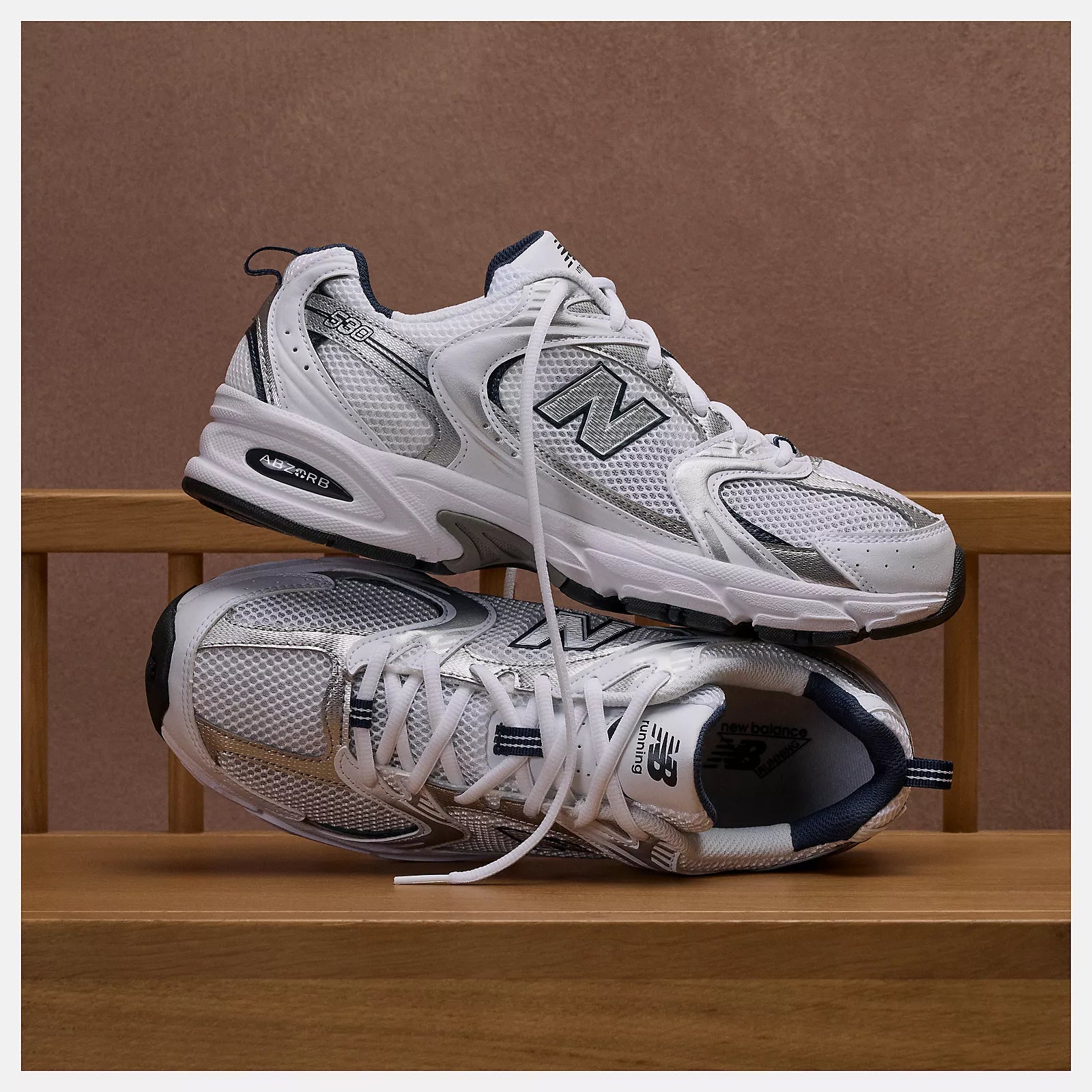TÊNIS 530 UNISSEX NEW BALANCE BRANCO/PRATA