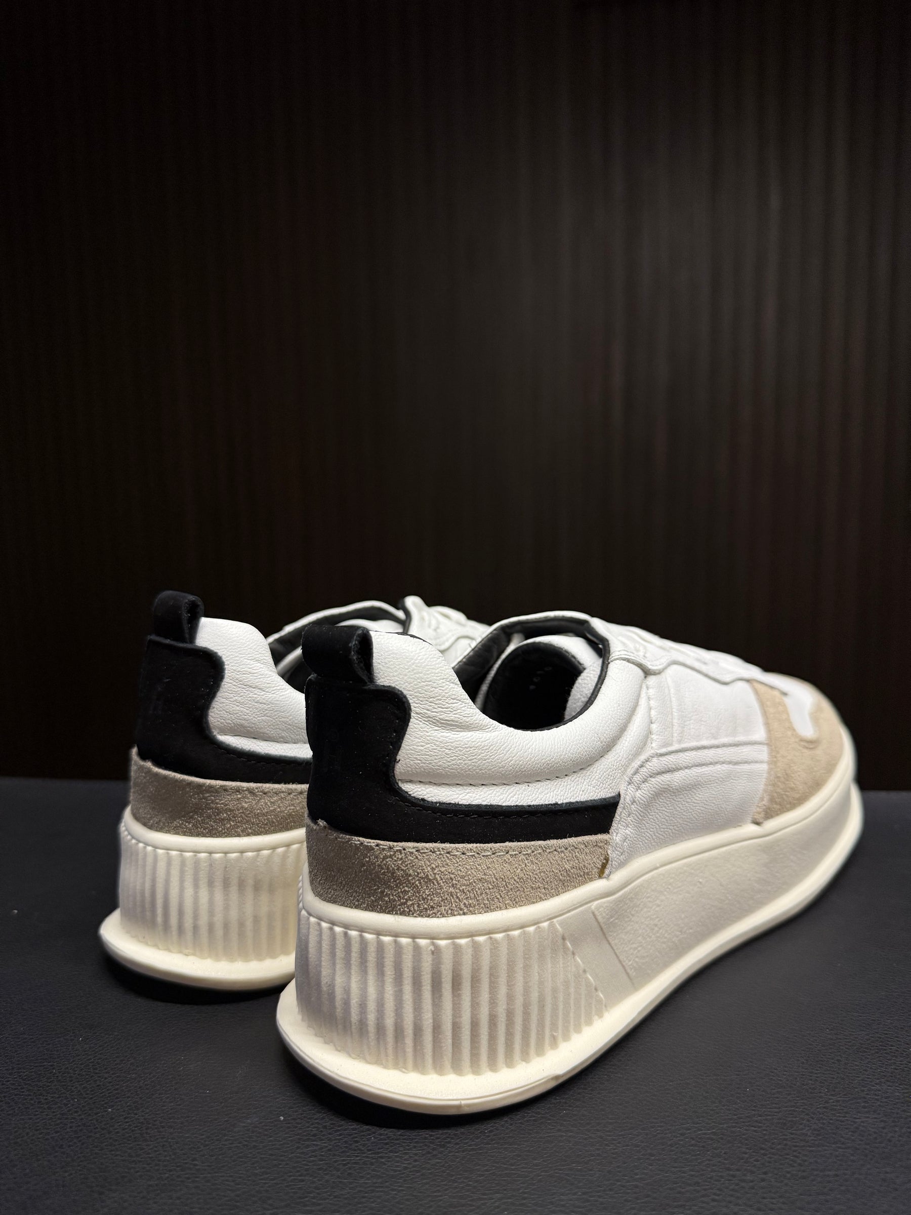 SNEAKER NICE PONTO H BRANCO/CREME