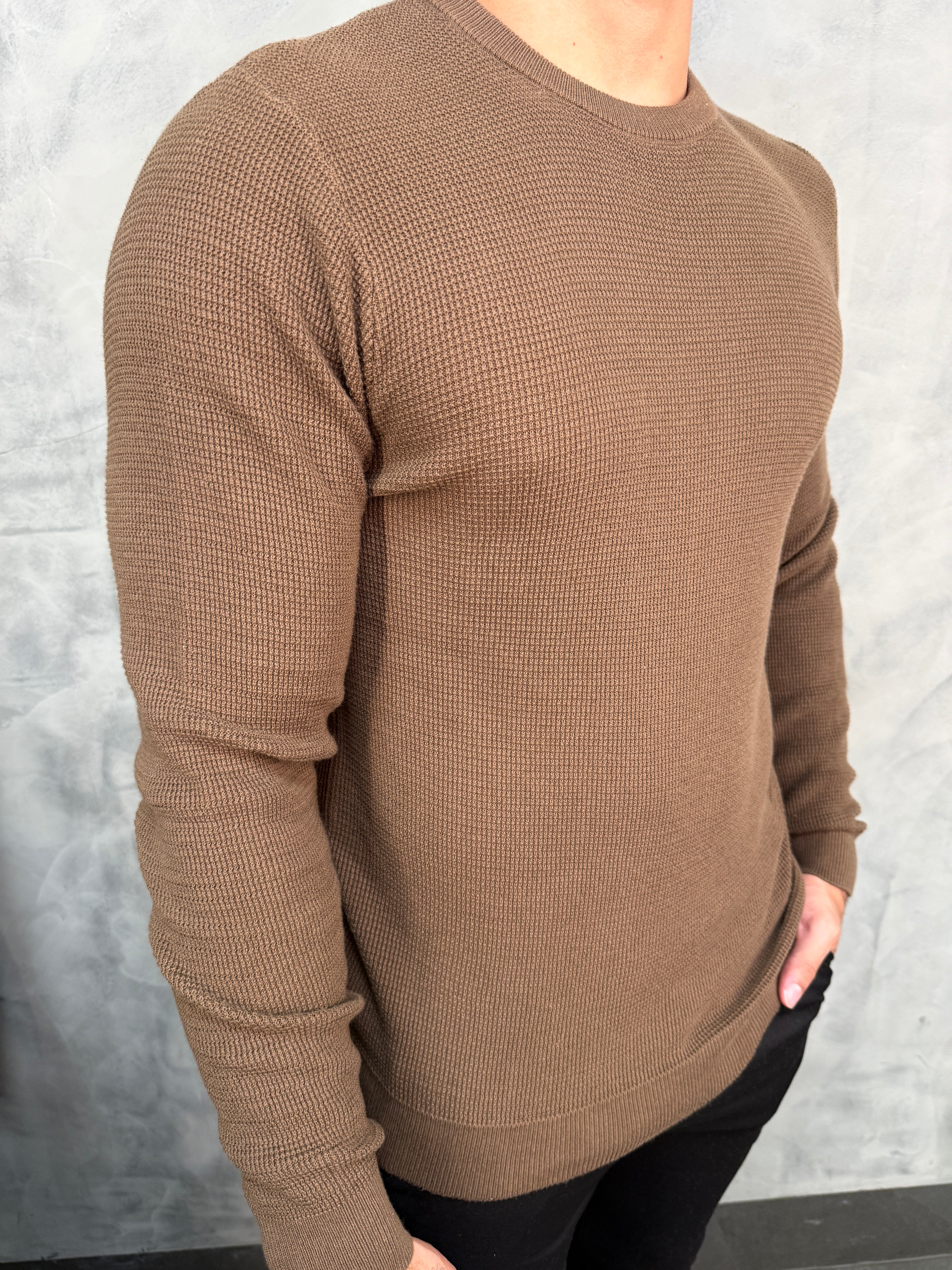 SUETER TRICOT JACQUARD PONTO H