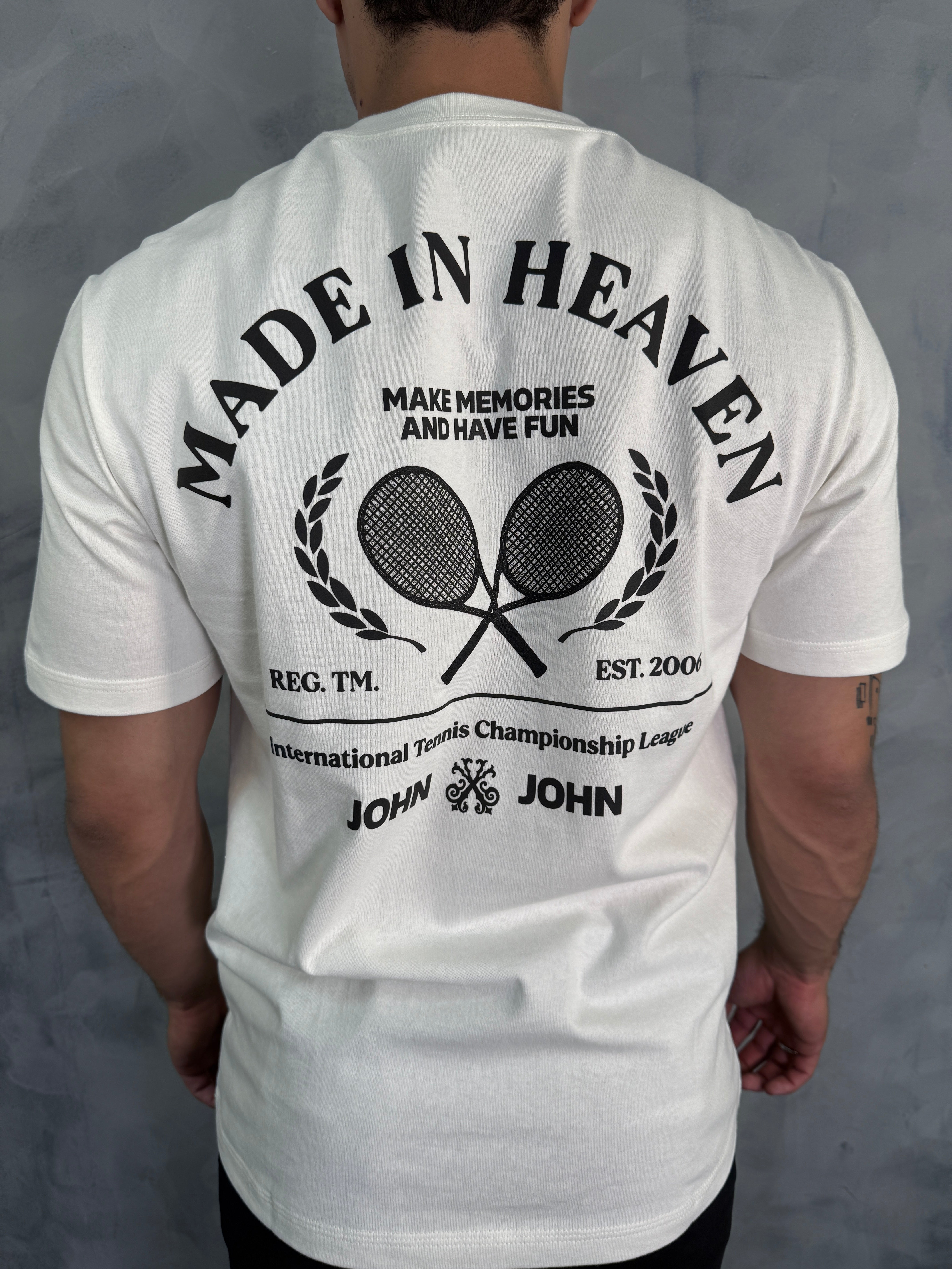 T SHIRT RX CHAMPIONSHIP JOHN JOHN OFF WHITE