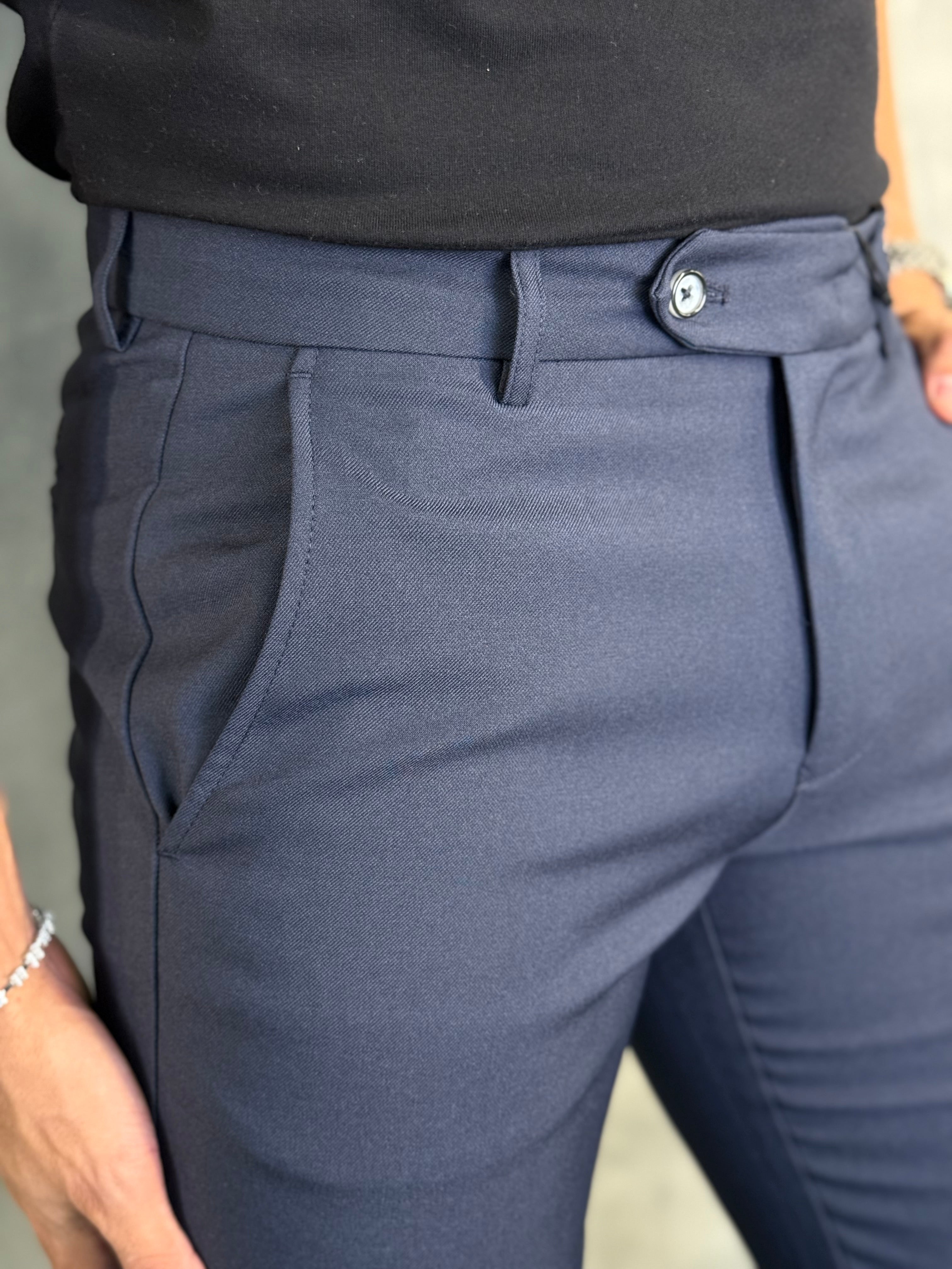 CALÇA ALF SLIM STRETCH PONTO H