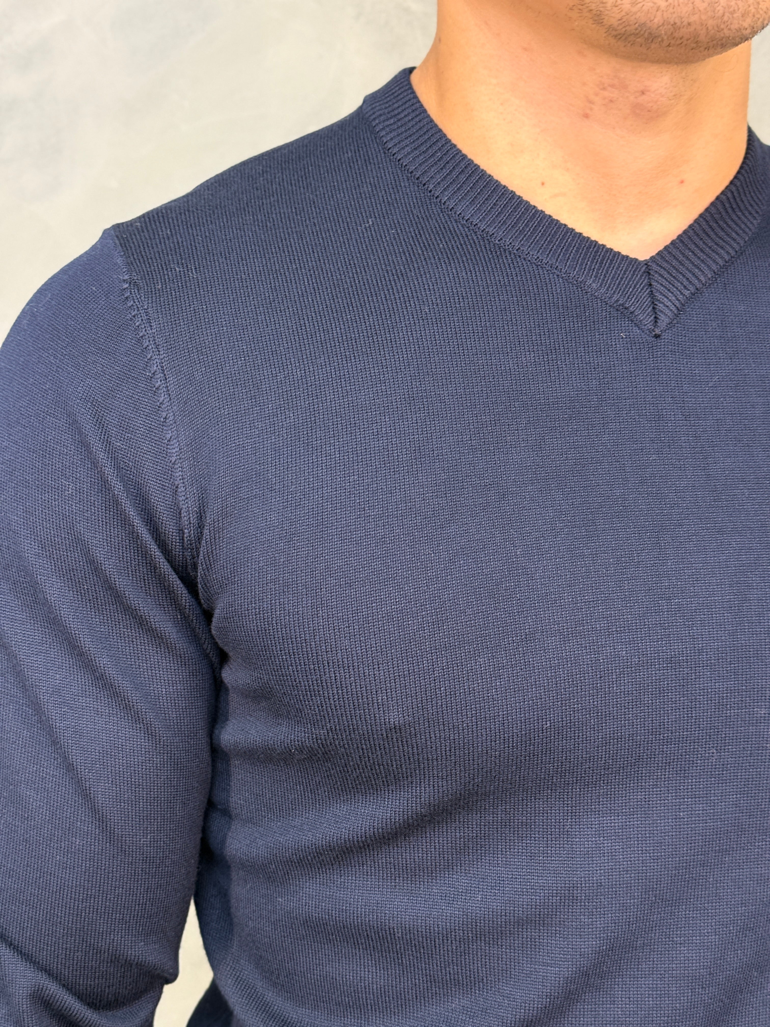 SUETER TRICOT GOLA V PONTO H