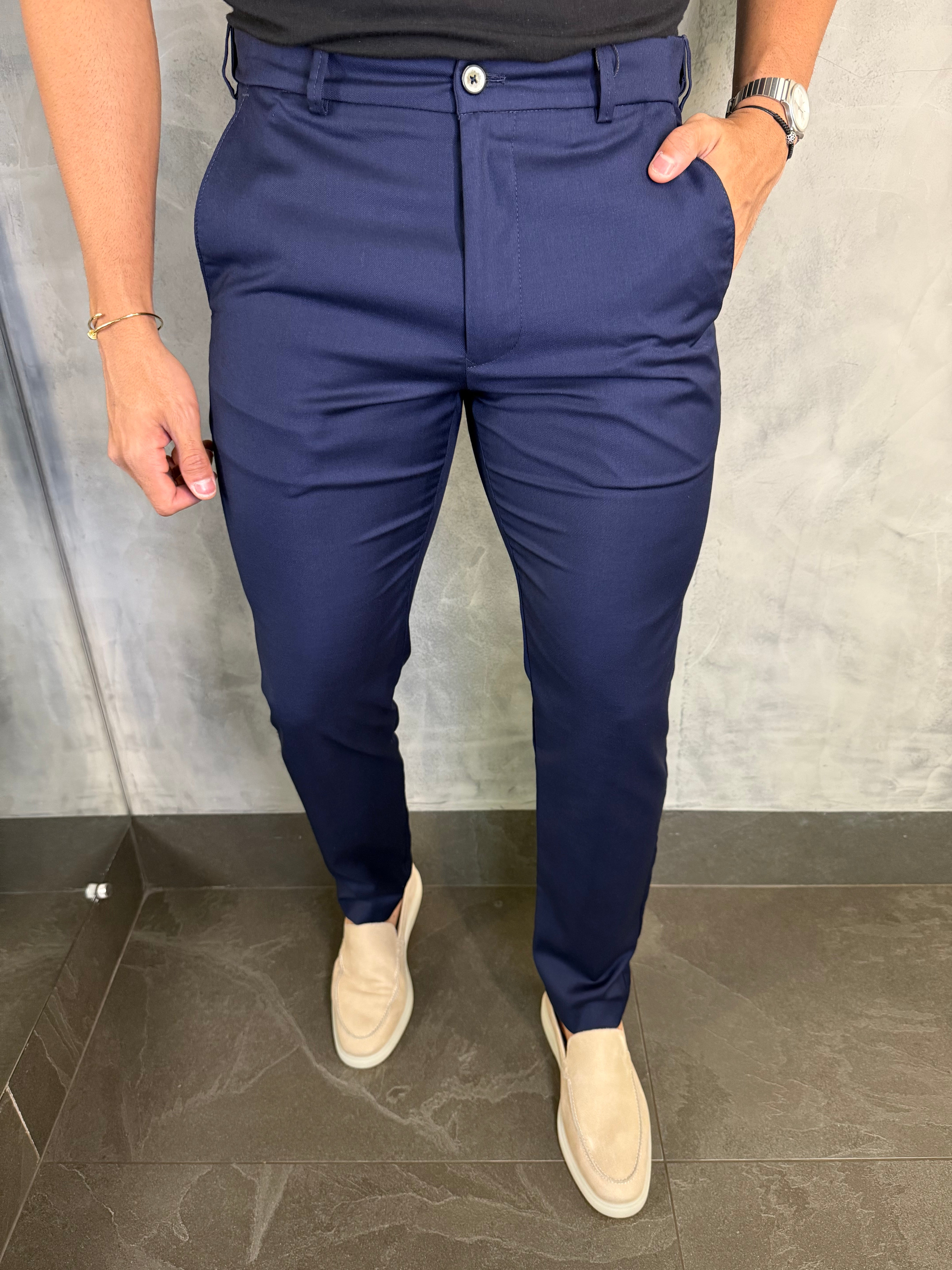 CALÇA ALF. SLIM C/ ELÁSTICO CÓS PONTO H - 2 POR R$ 719,90