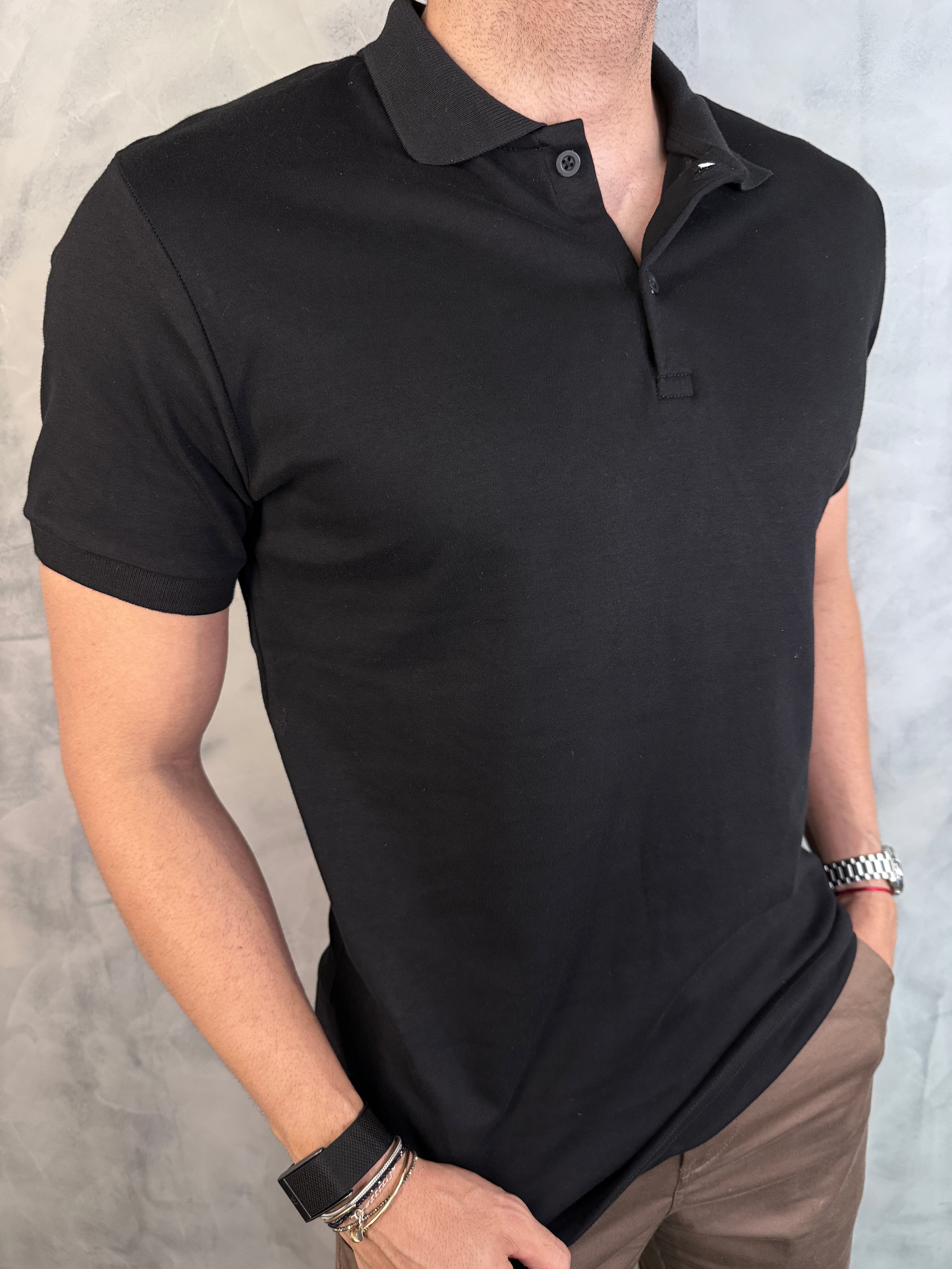 POLO PIMATEX PONTO H PRETO