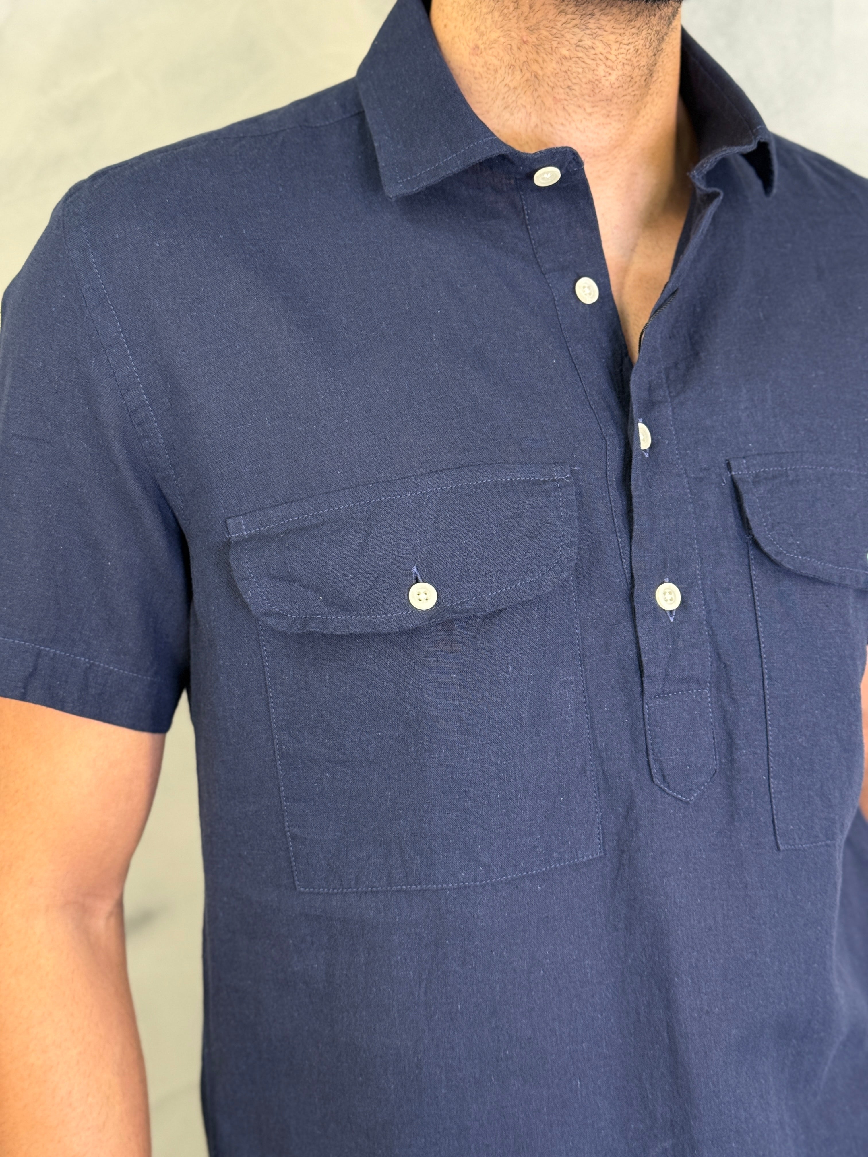 CAMISA M/C ANAUÊ PONTO H MARINHO