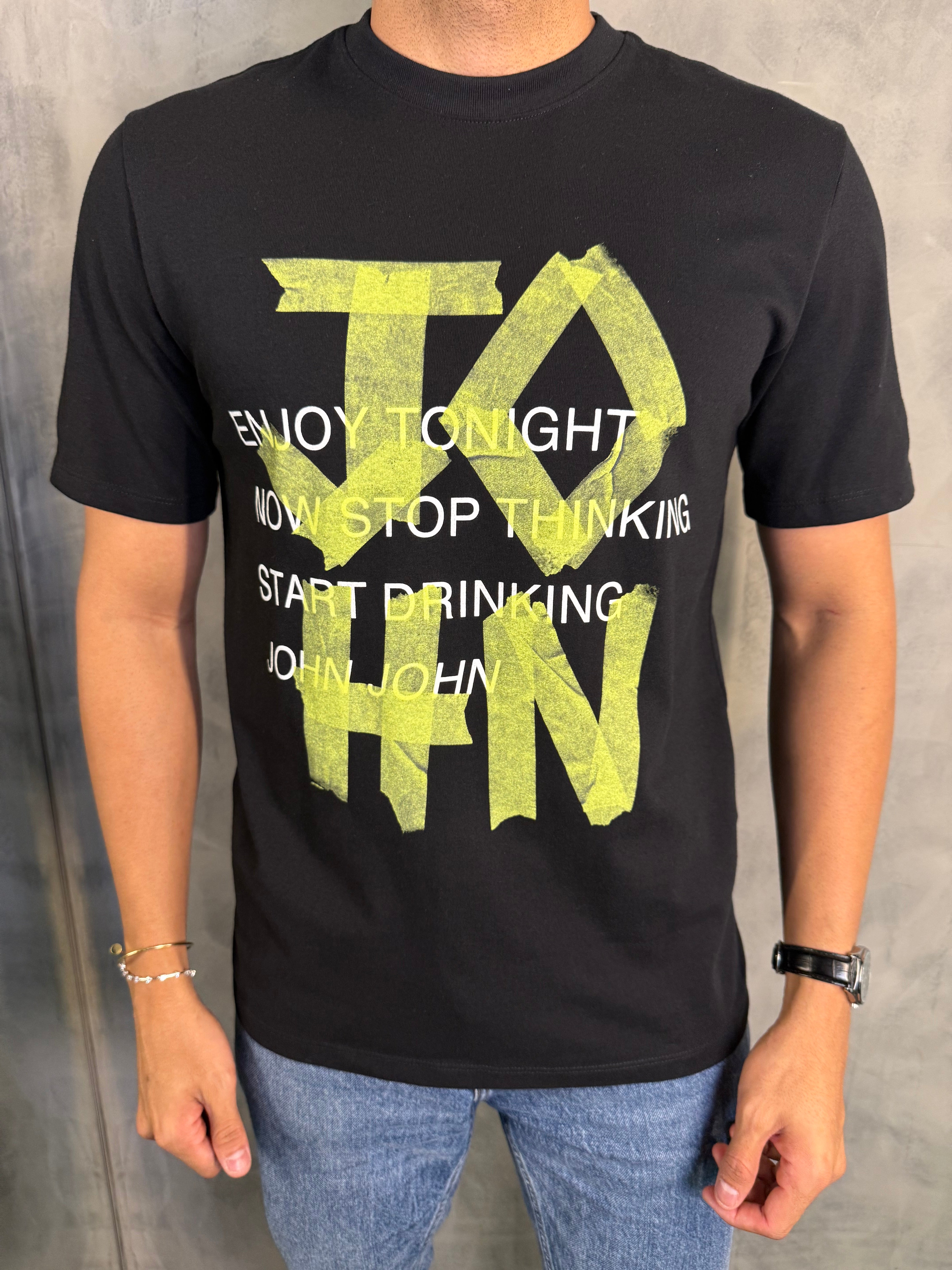 T SHIRT RX ENJOY TONIGHT JOHN JOHN PRETO