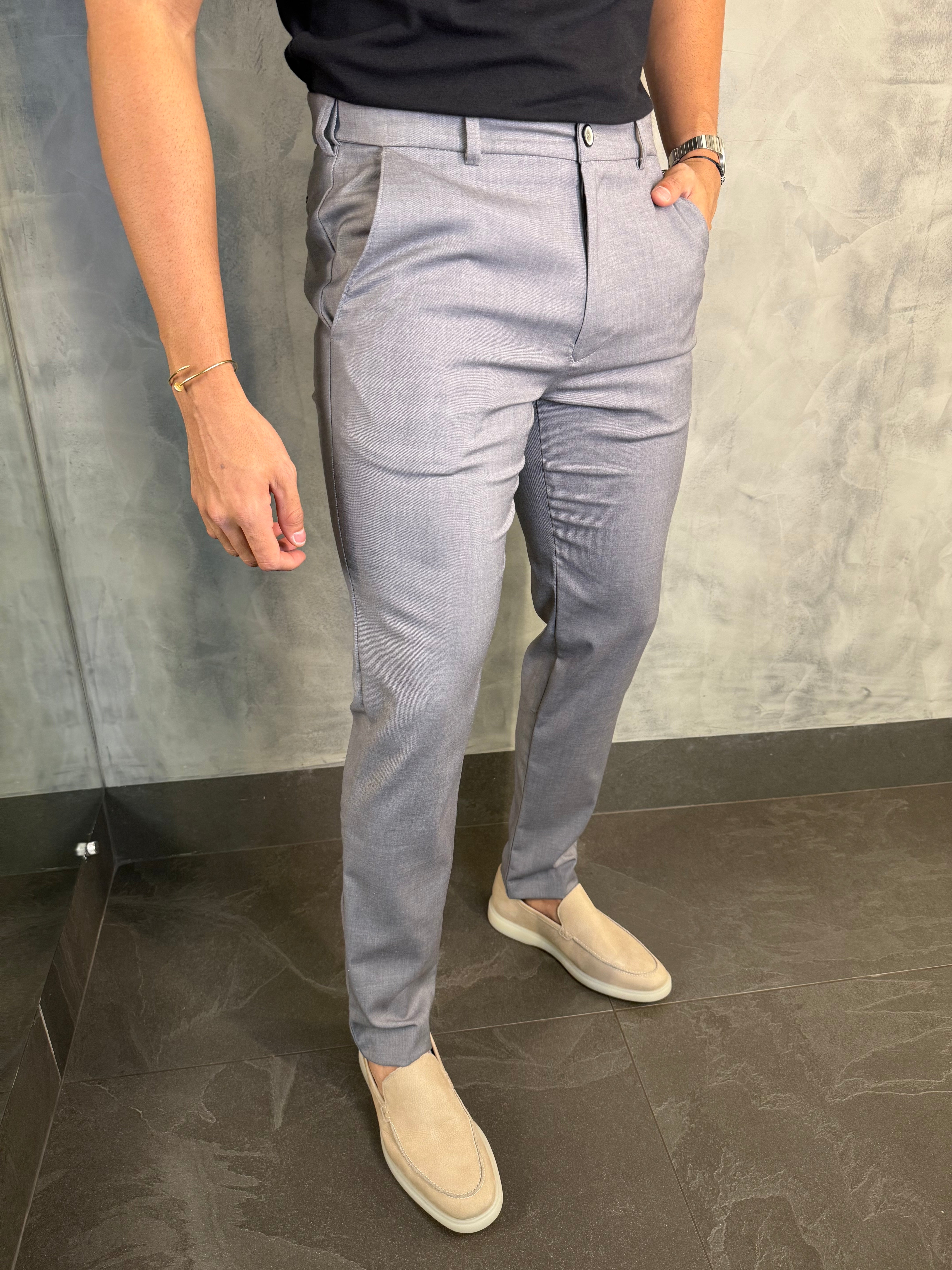 CALÇA ALF. SLIM C/ ELÁSTICO CÓS PONTO H - 2 POR R$ 719,90