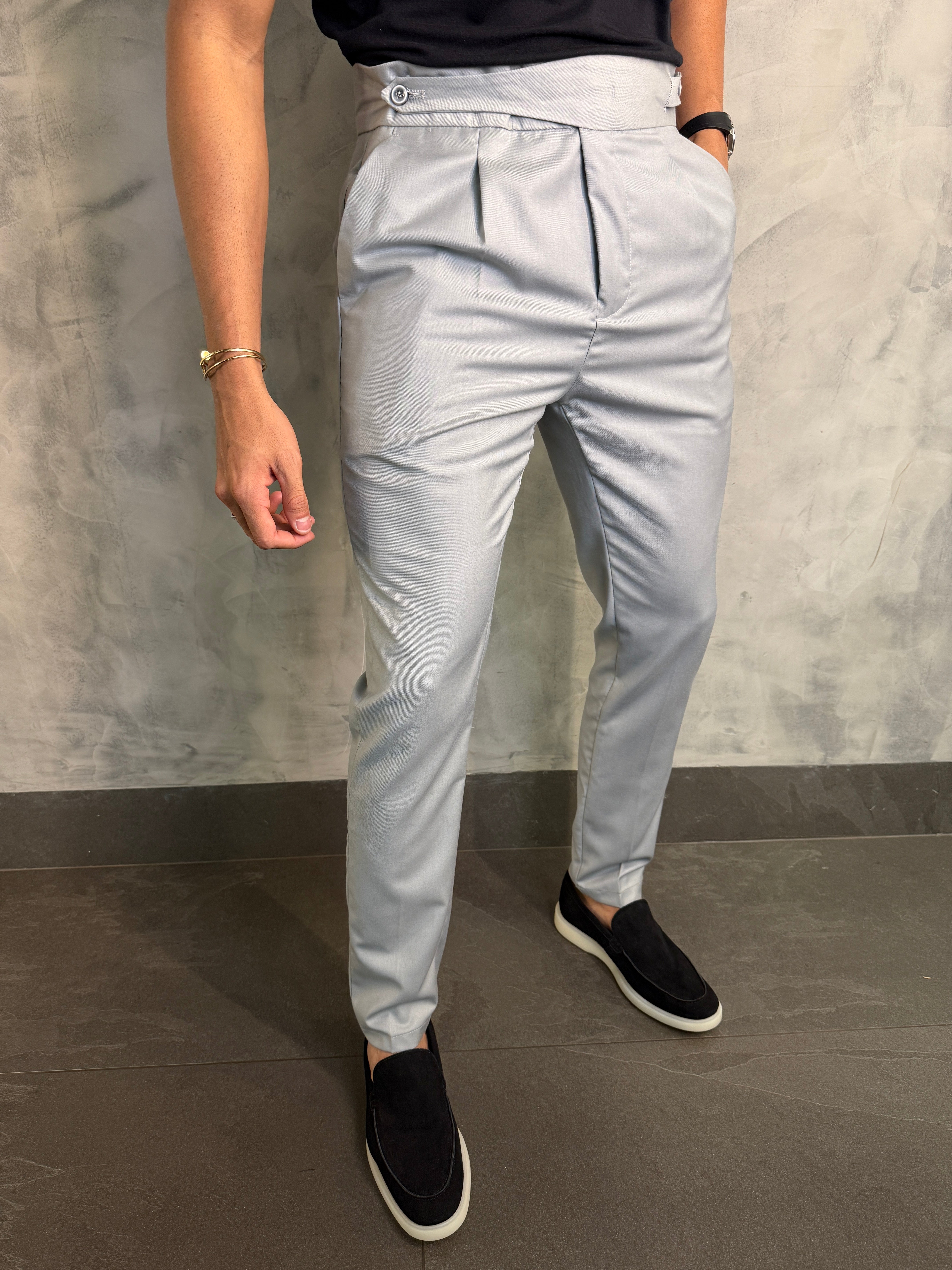 CALCA ALF. GURKHA PATAN PONTO H CINZA