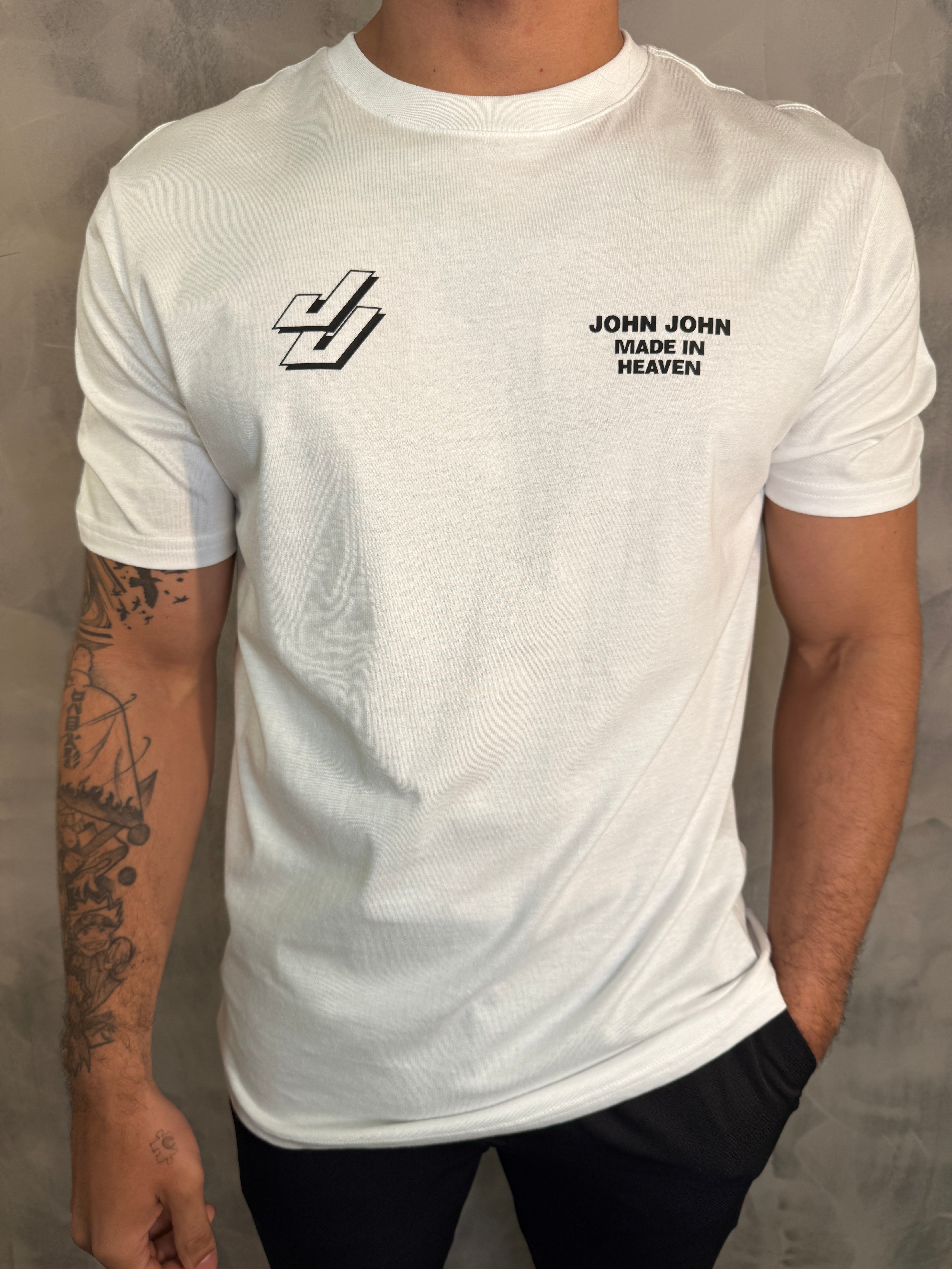 T SHIRT RG PC BEST LIFE WHT JOHN JOHN BRANCO