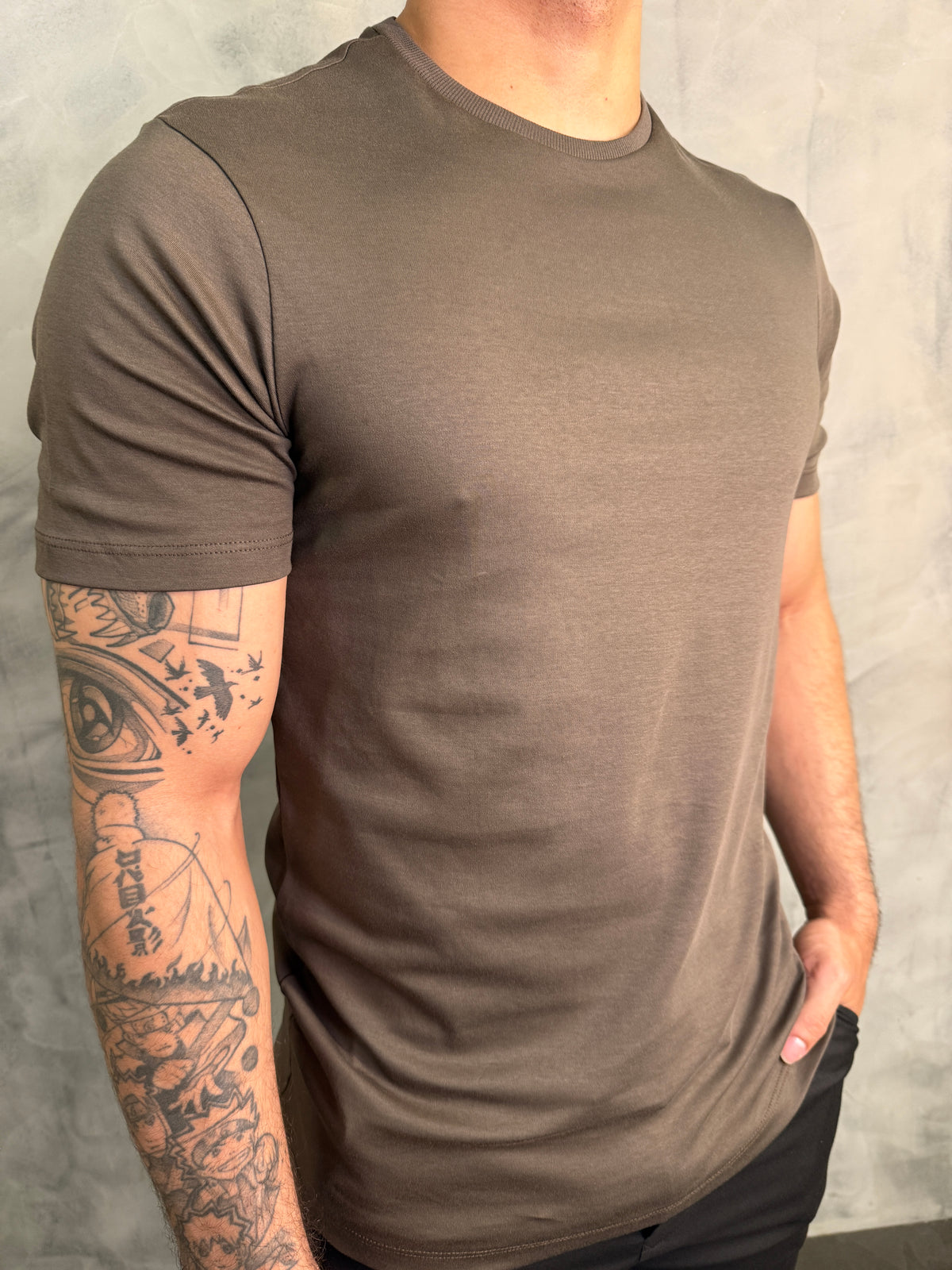 CAMISETA REGULAR FIDELI BORD BARRA