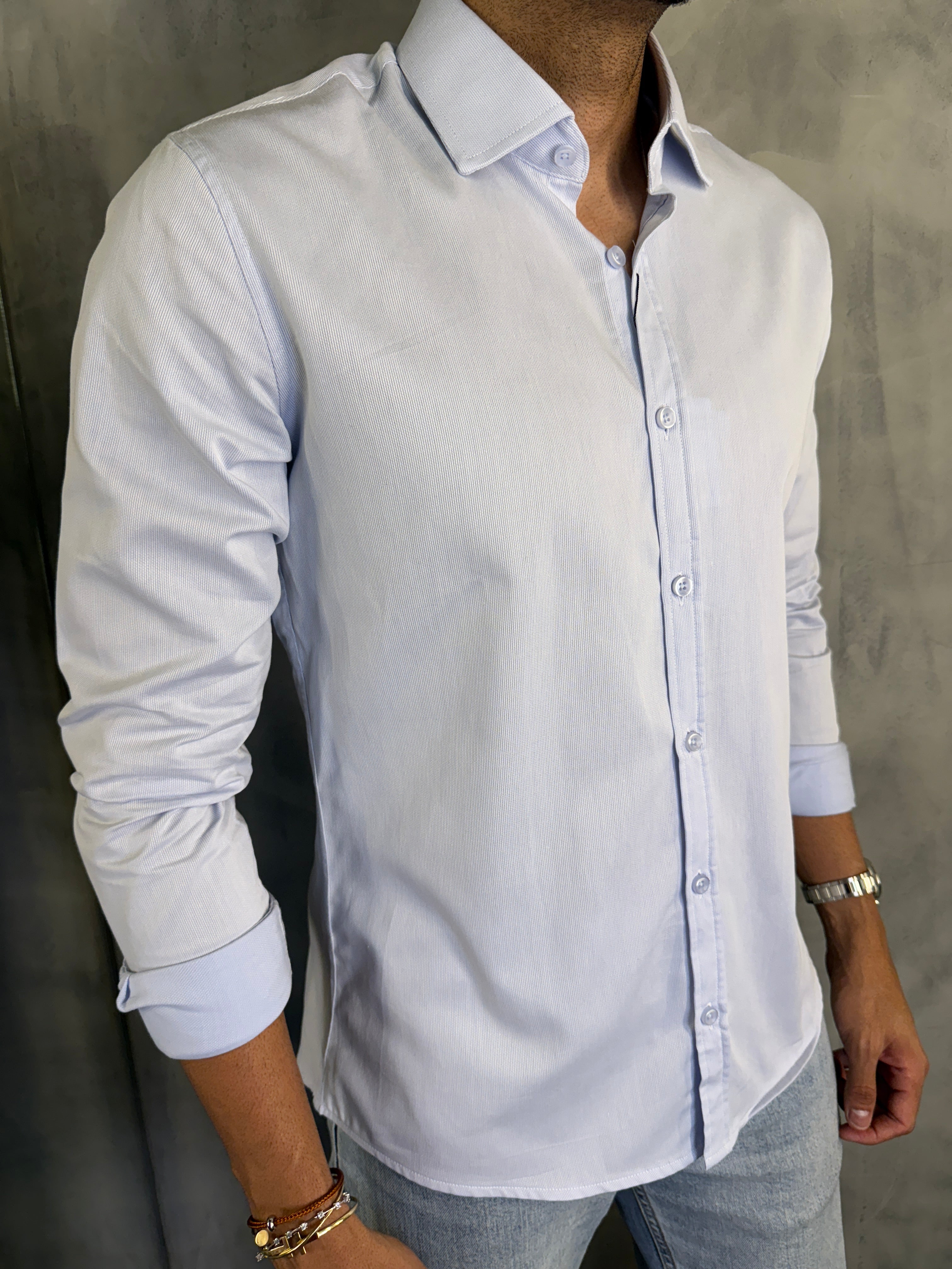 CAMISA M/L JUSTIÇA PONTO H AZUL BB