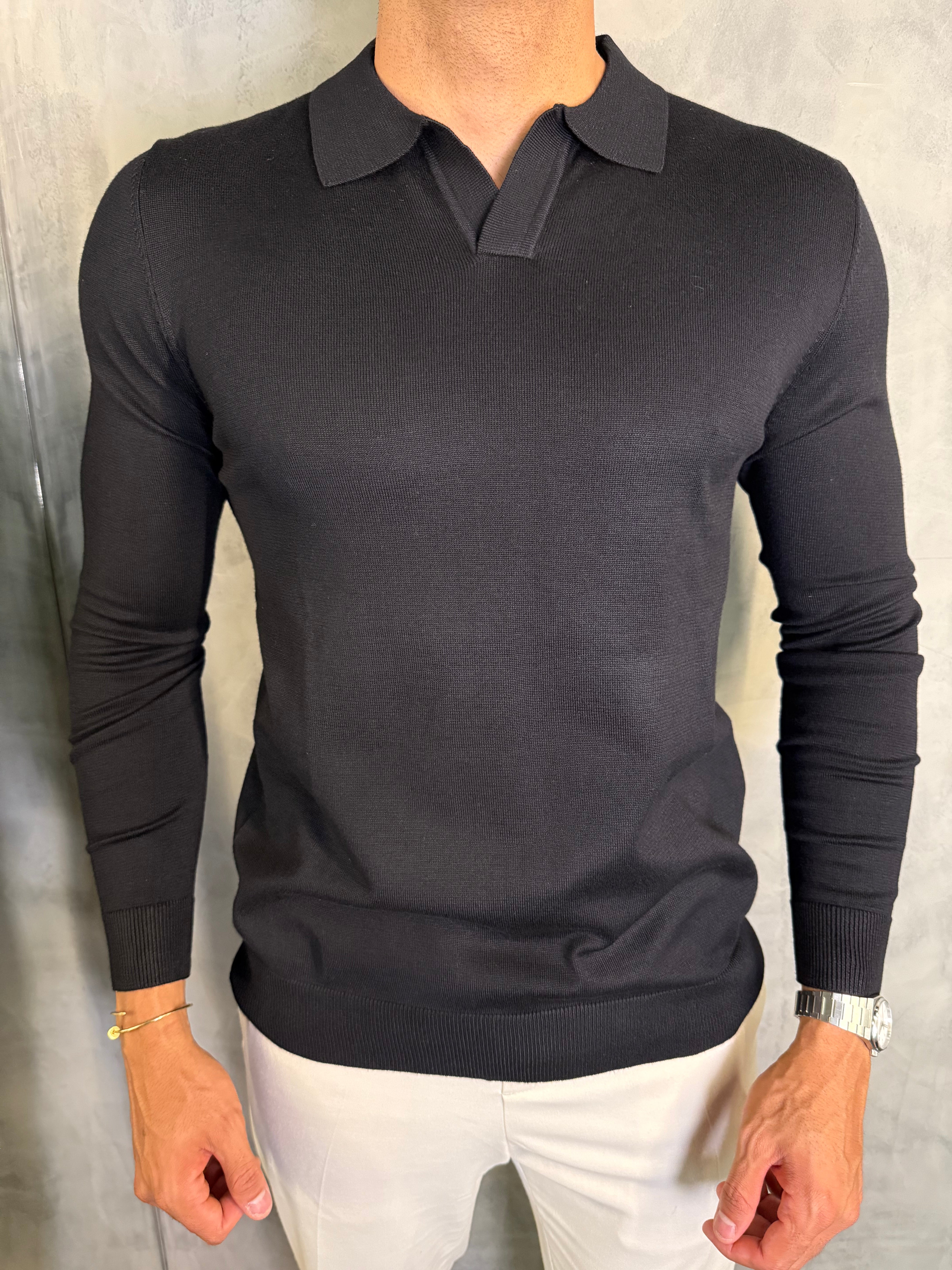 POLO M/L TRICOT PONTO H