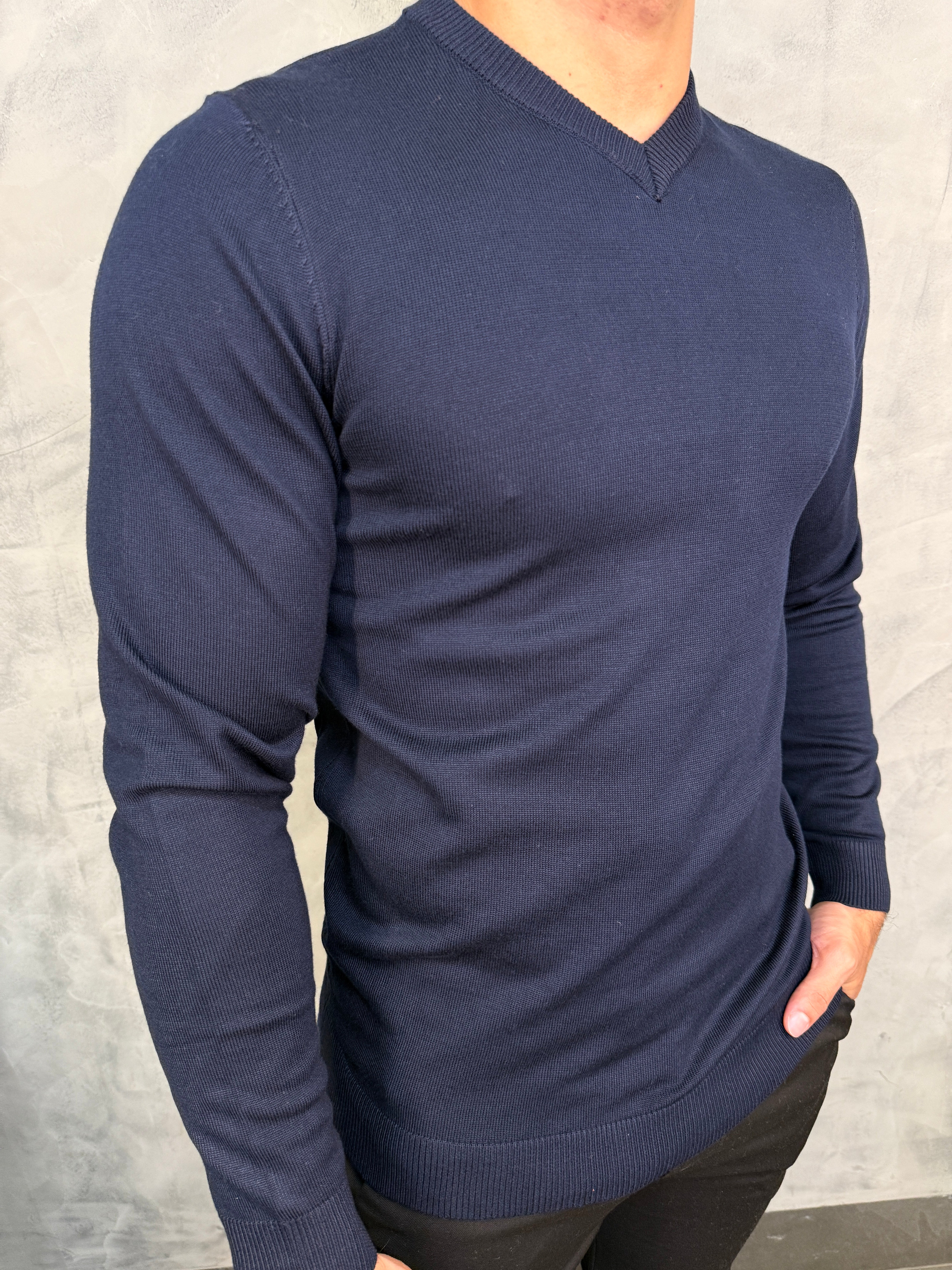 SUETER TRICOT GOLA V PONTO H