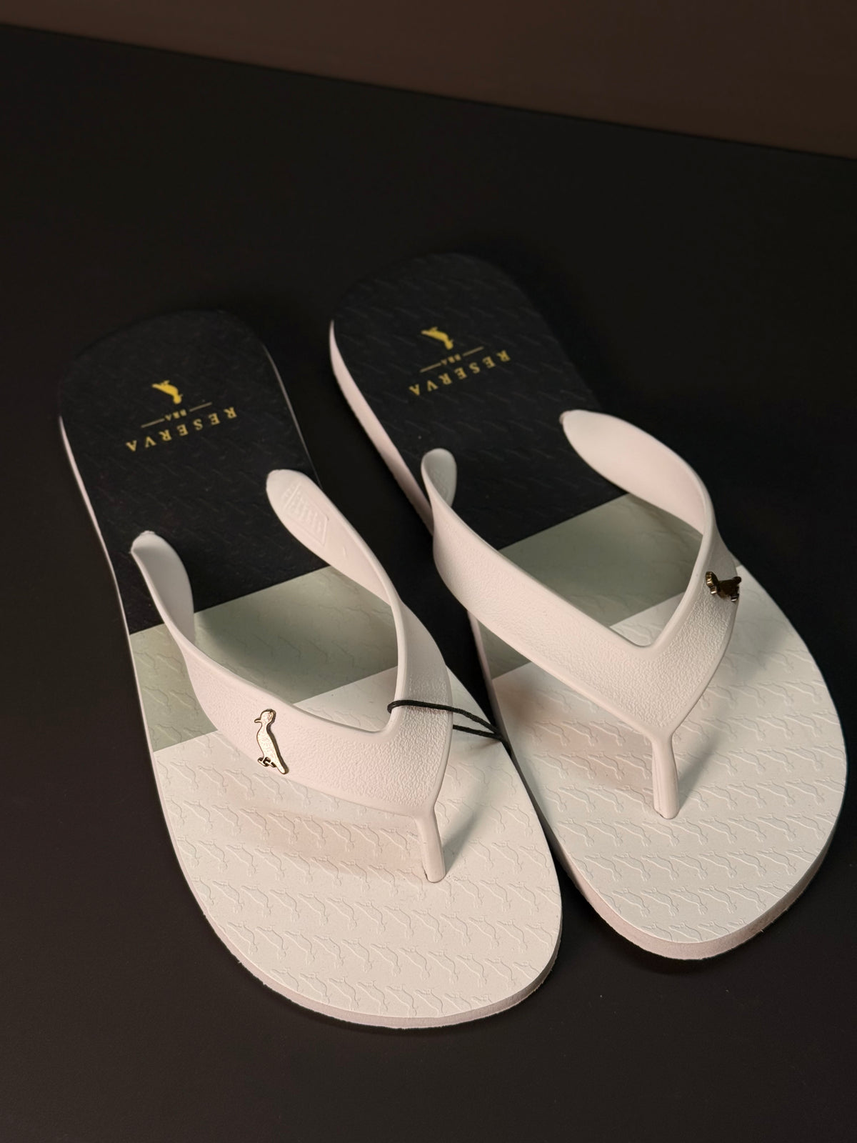 CHINELO RSV STRIPES TRIO RESERVA BRANCO/ CINZA/ PRETO