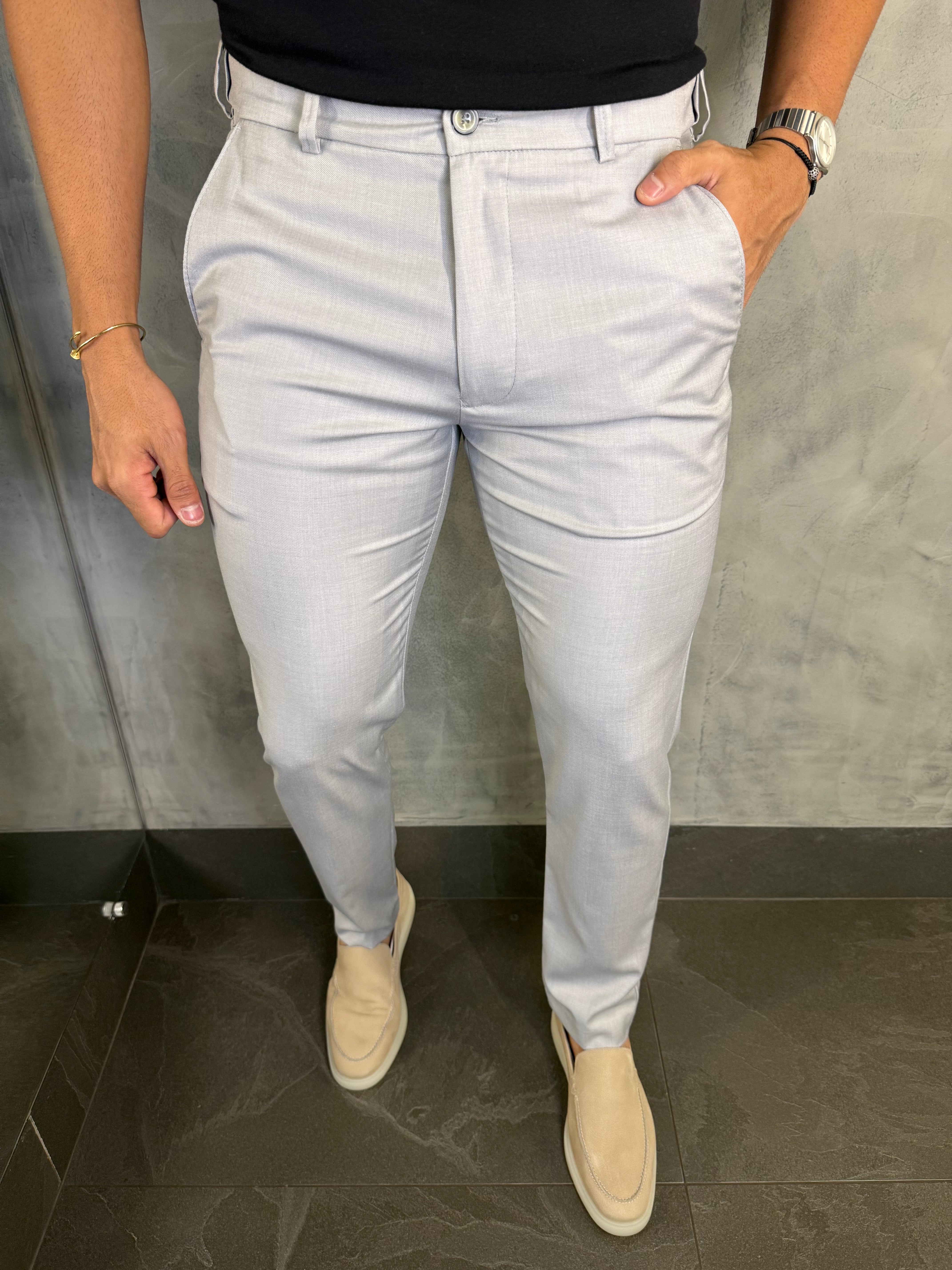 CALÇA ALF. SLIM C/ ELÁSTICO CÓS PONTO H - 2 POR R$ 719,90