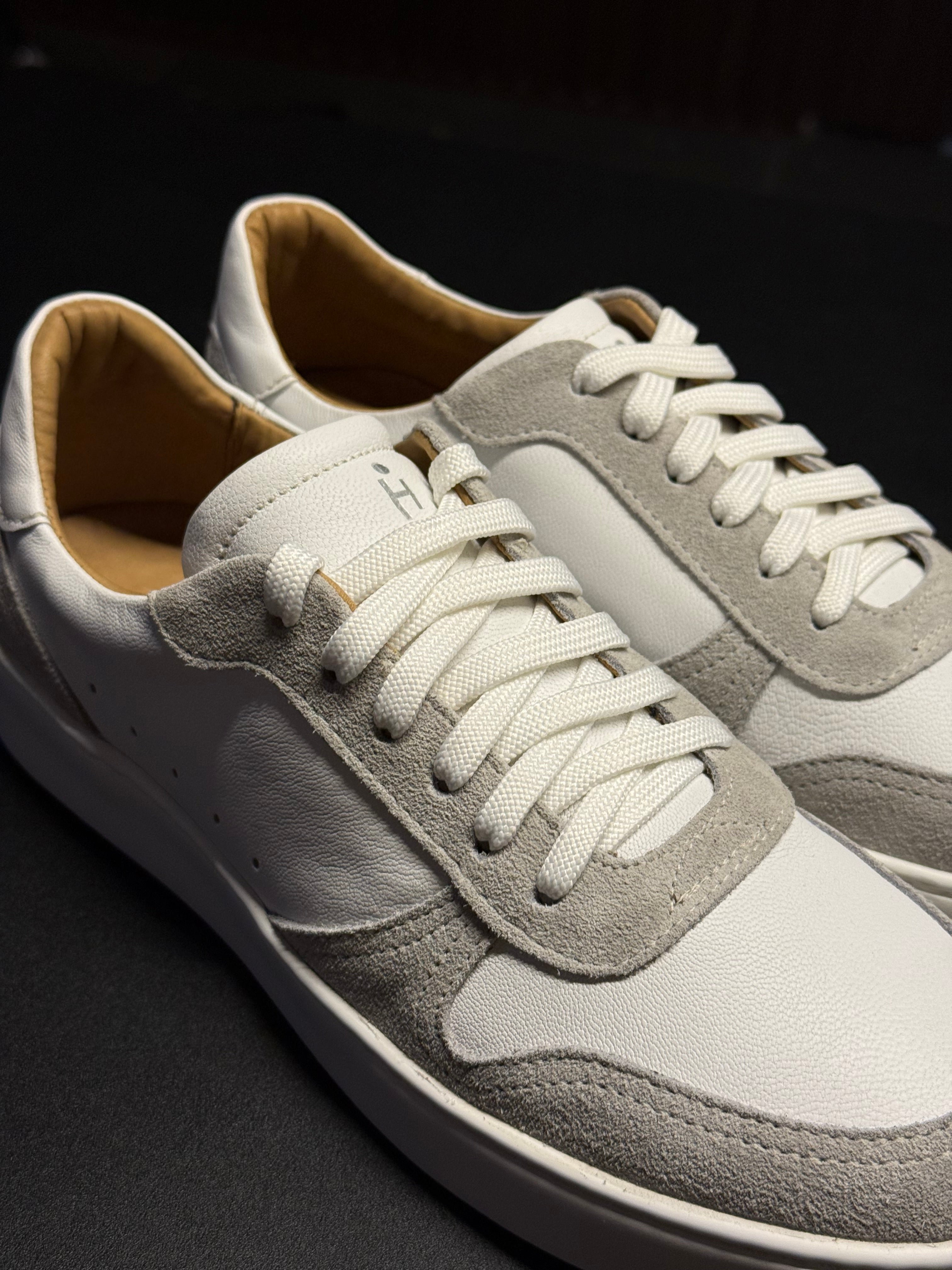 SNEAKER URBAN PONTO H BRANCO/CINZA