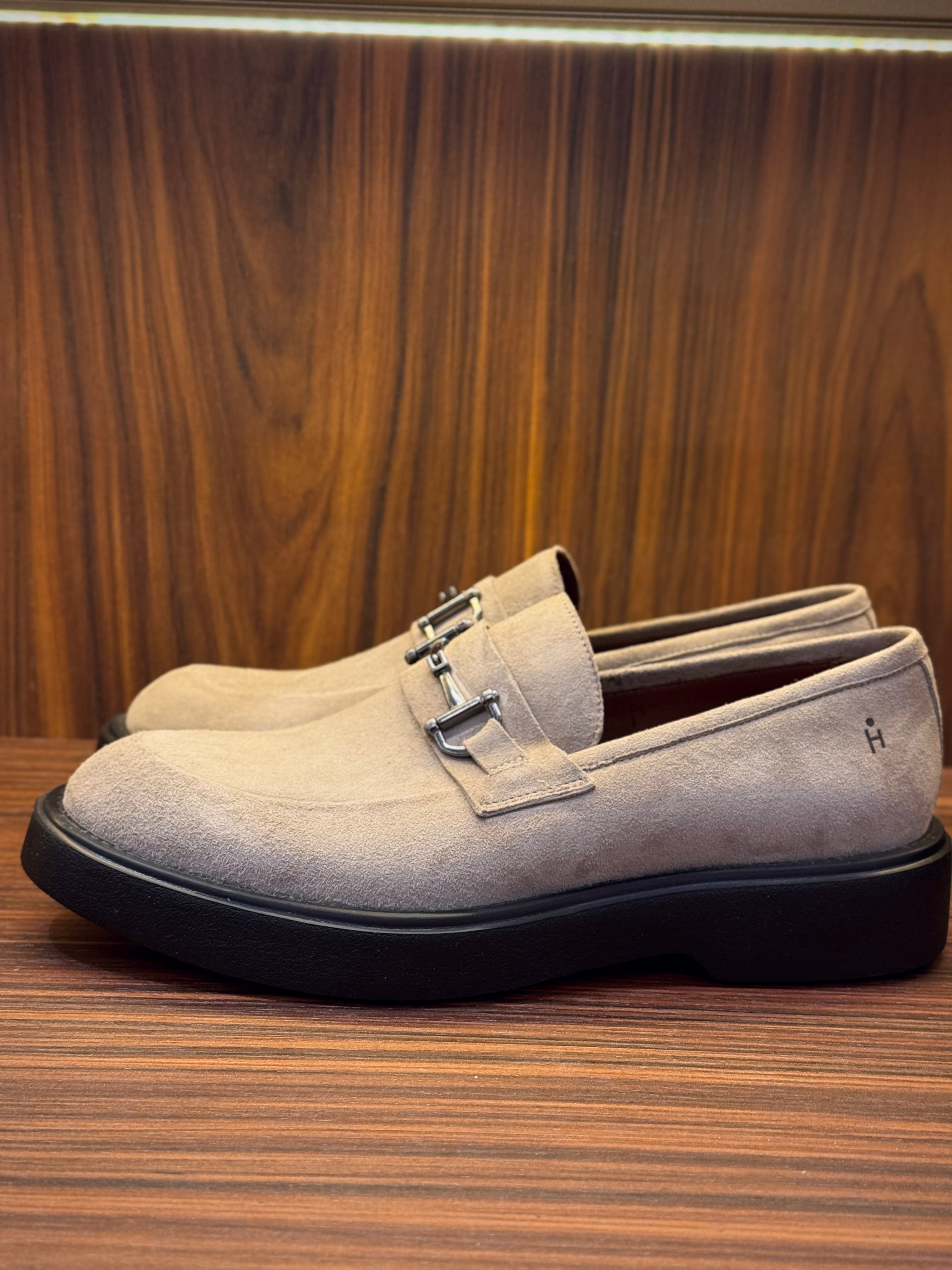 LOAFER TORINO HORSEBIT CAMURÇA PONTO H AREIA