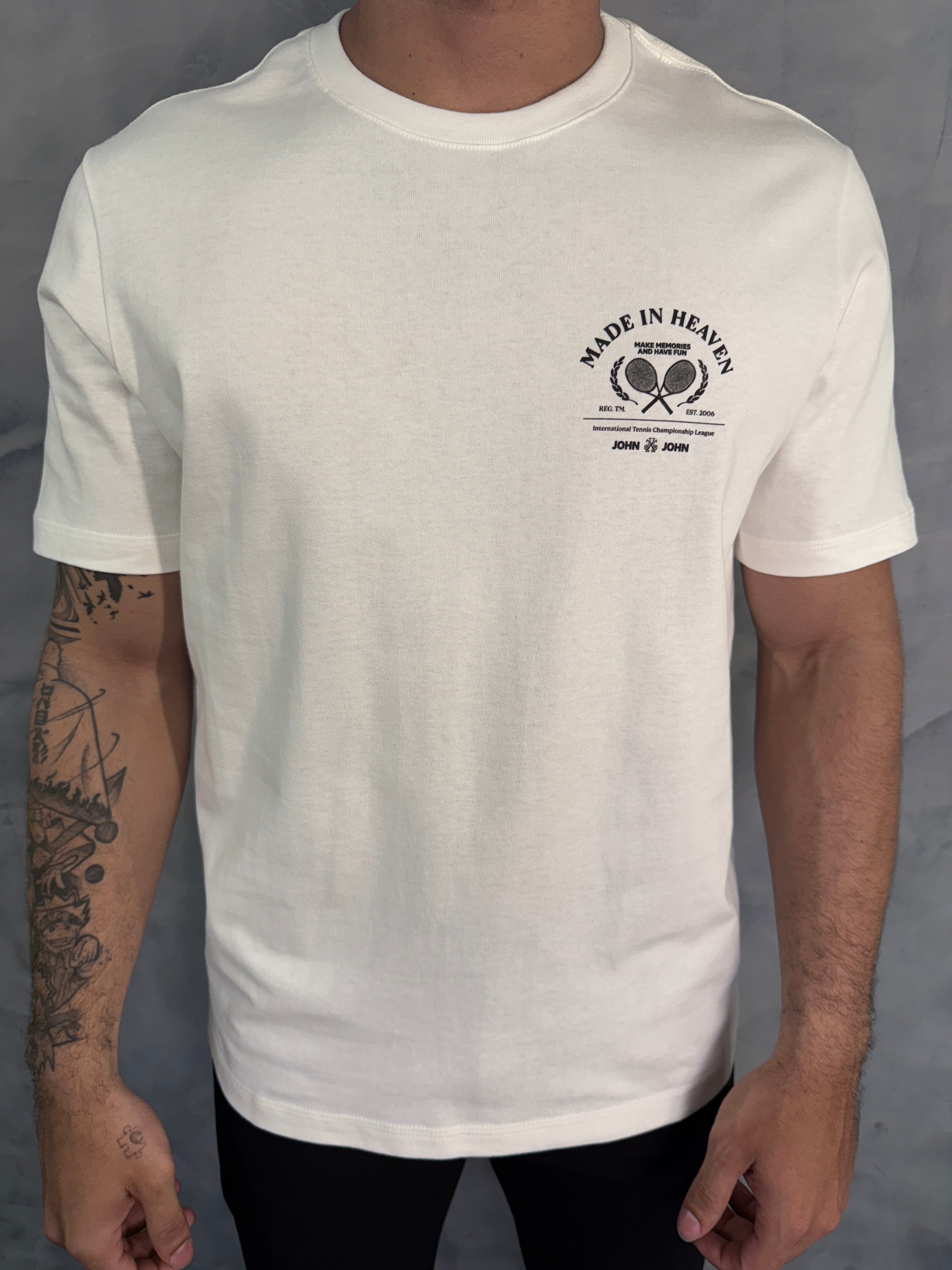 T SHIRT RX CHAMPIONSHIP JOHN JOHN OFF WHITE
