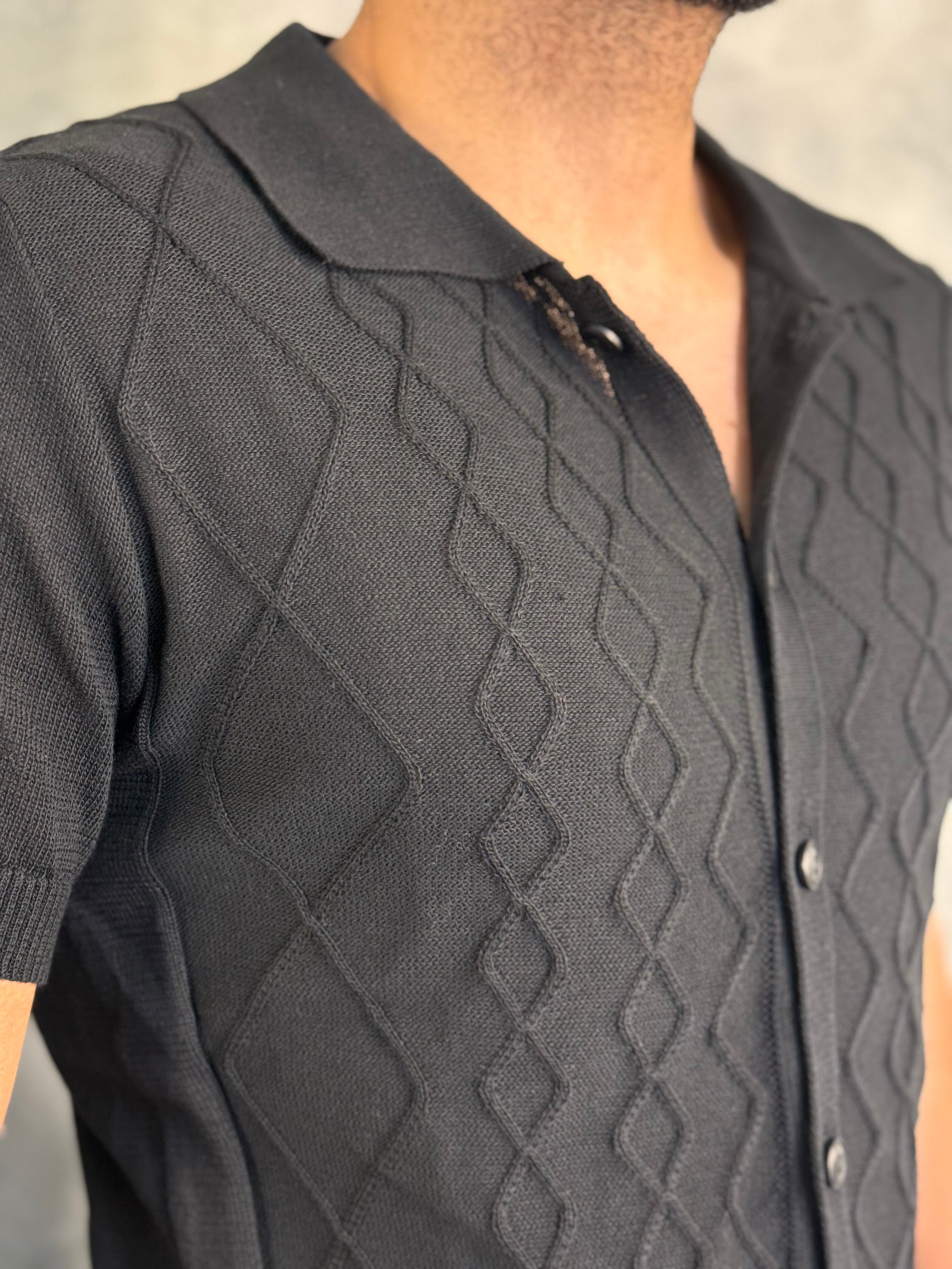CAMISA M/C TRICOT MARBELLA PER POCHI