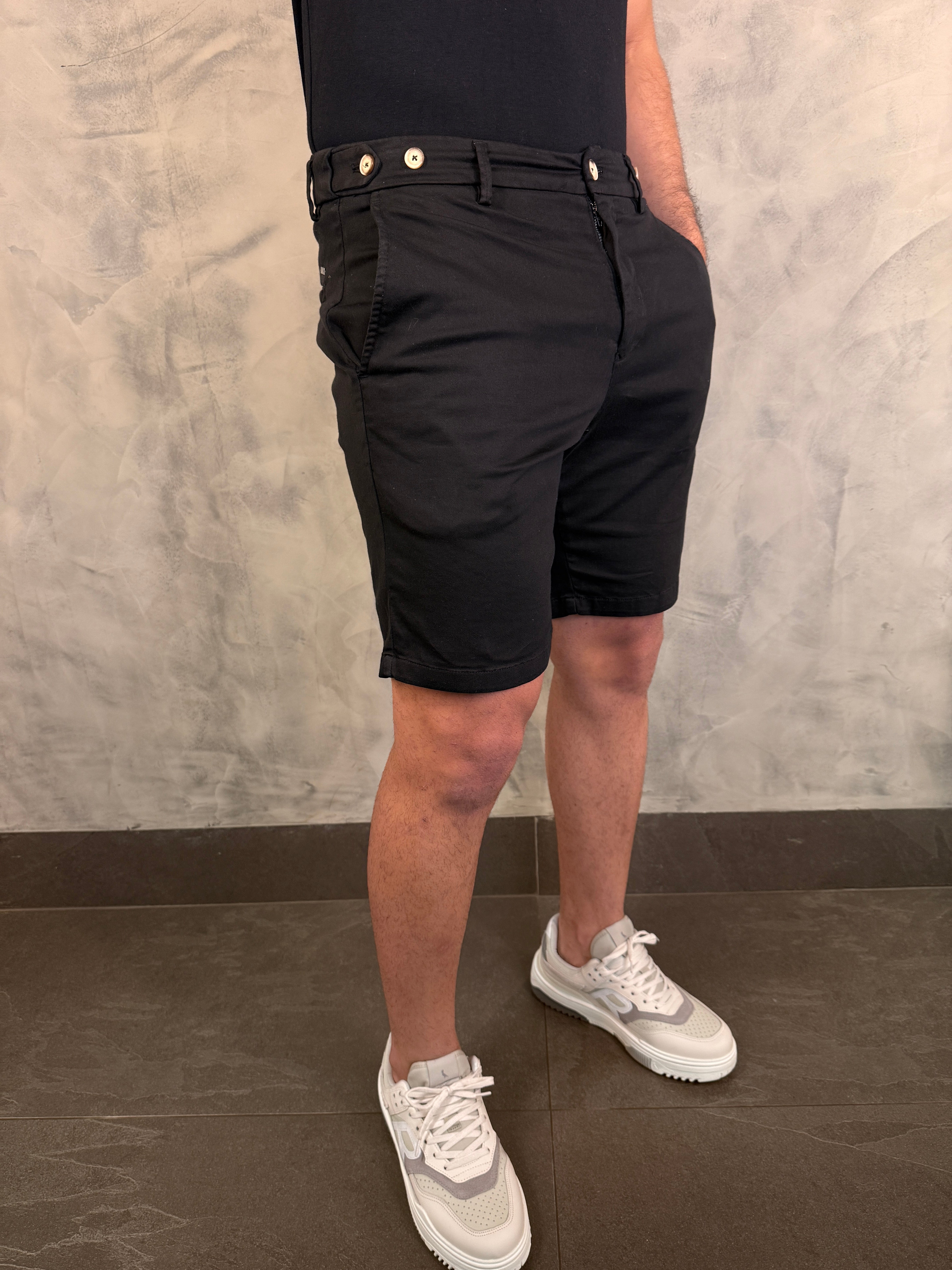 BERMUDA CASUAL-DAY ALF. STRETCH C/ AJUSTE ELASTICO CINTURA PONTO H