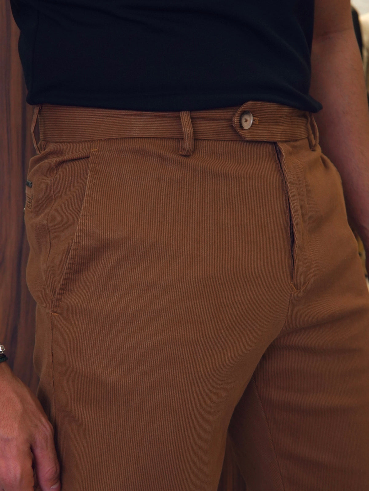 CALÇA ALF. COTELÊ RETA PONTO H