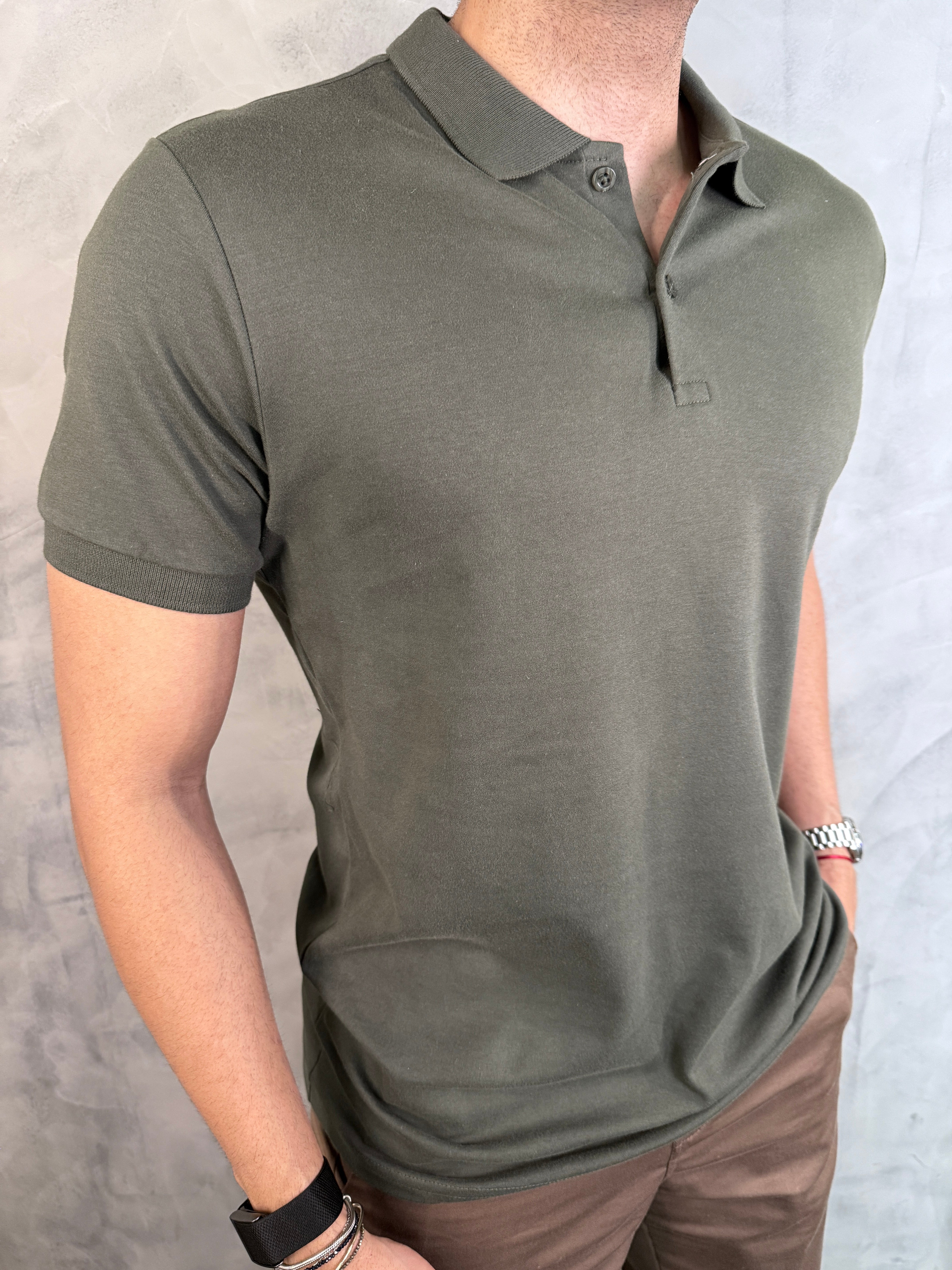 POLO PIMATEX PONTO H VERDE MILITAR