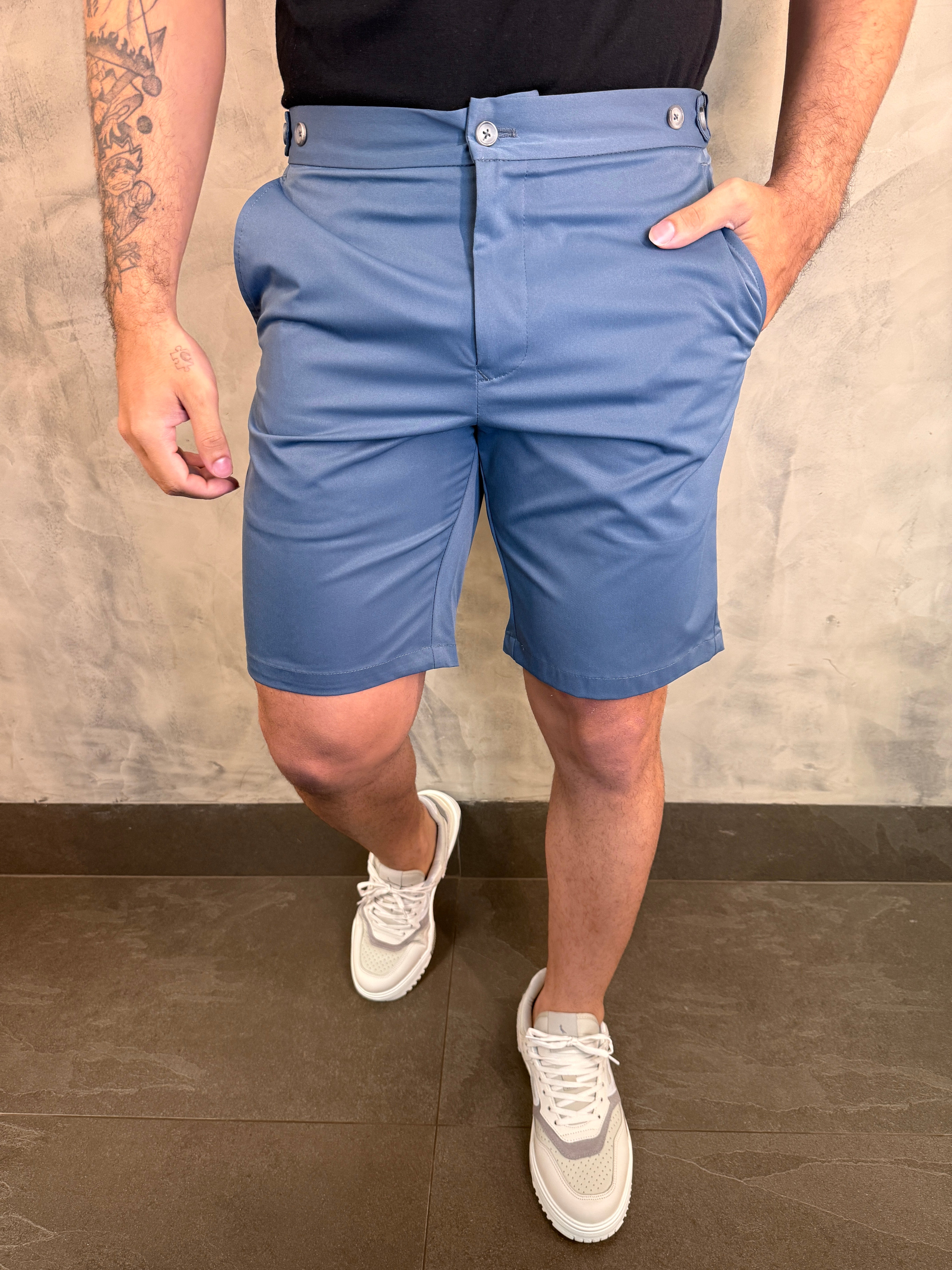 BERMUDA CASUAL-DAY STRETCH MECANICO AJUSTE COS C/ ELASTICO PONTO H