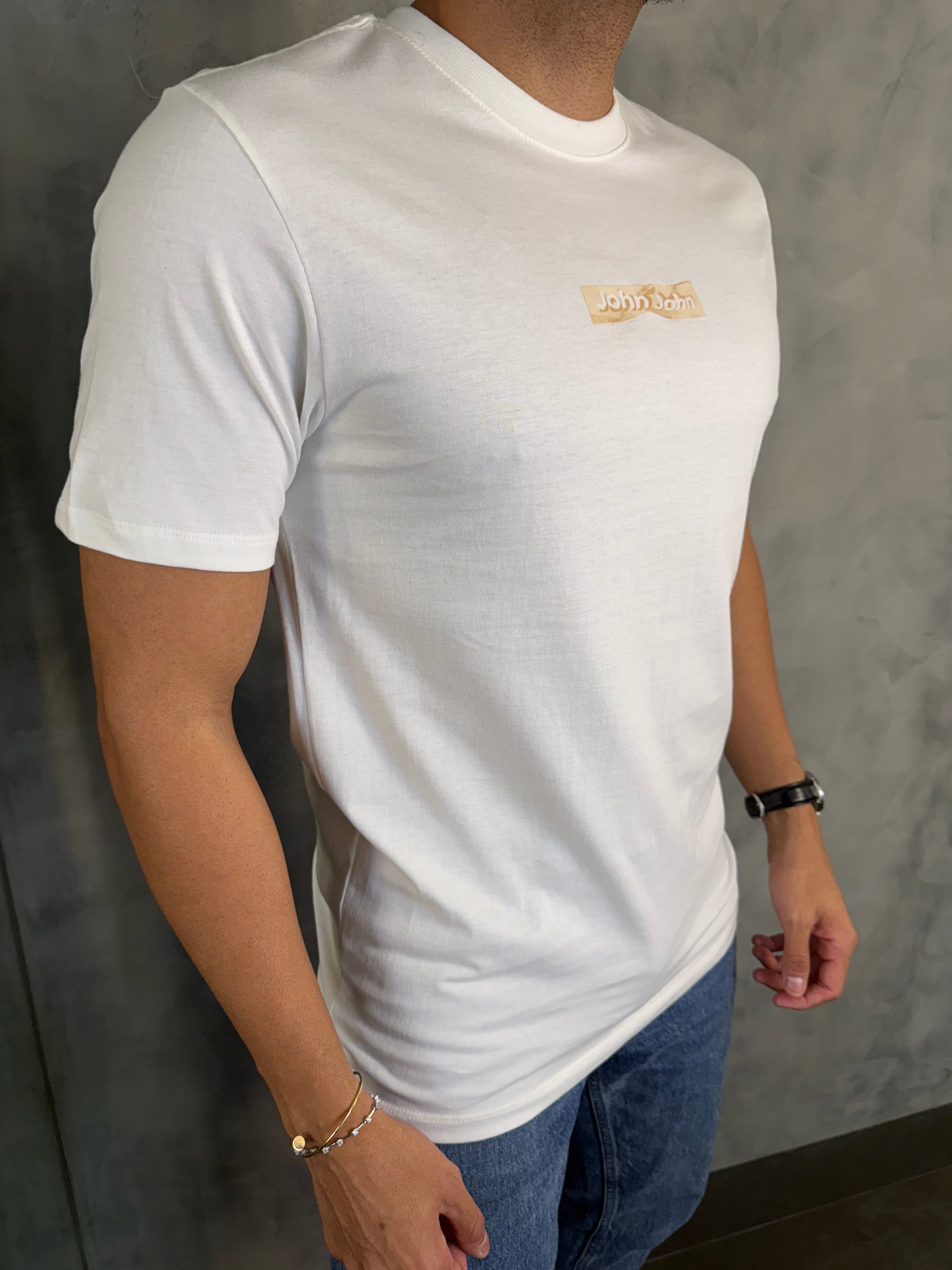 T SHIRT RG TAPE JOHN JOHN OFF WHITE