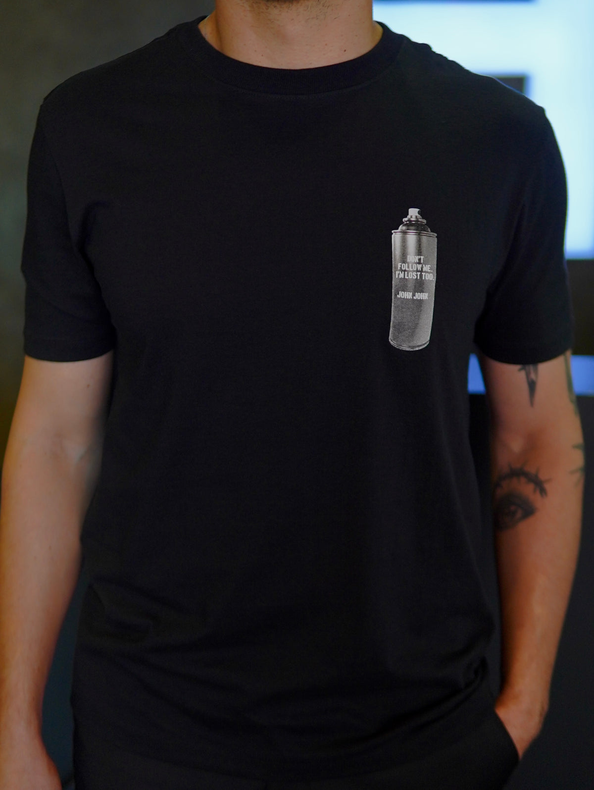 T SHIRT RG LOST JOHN JOHN PRETO