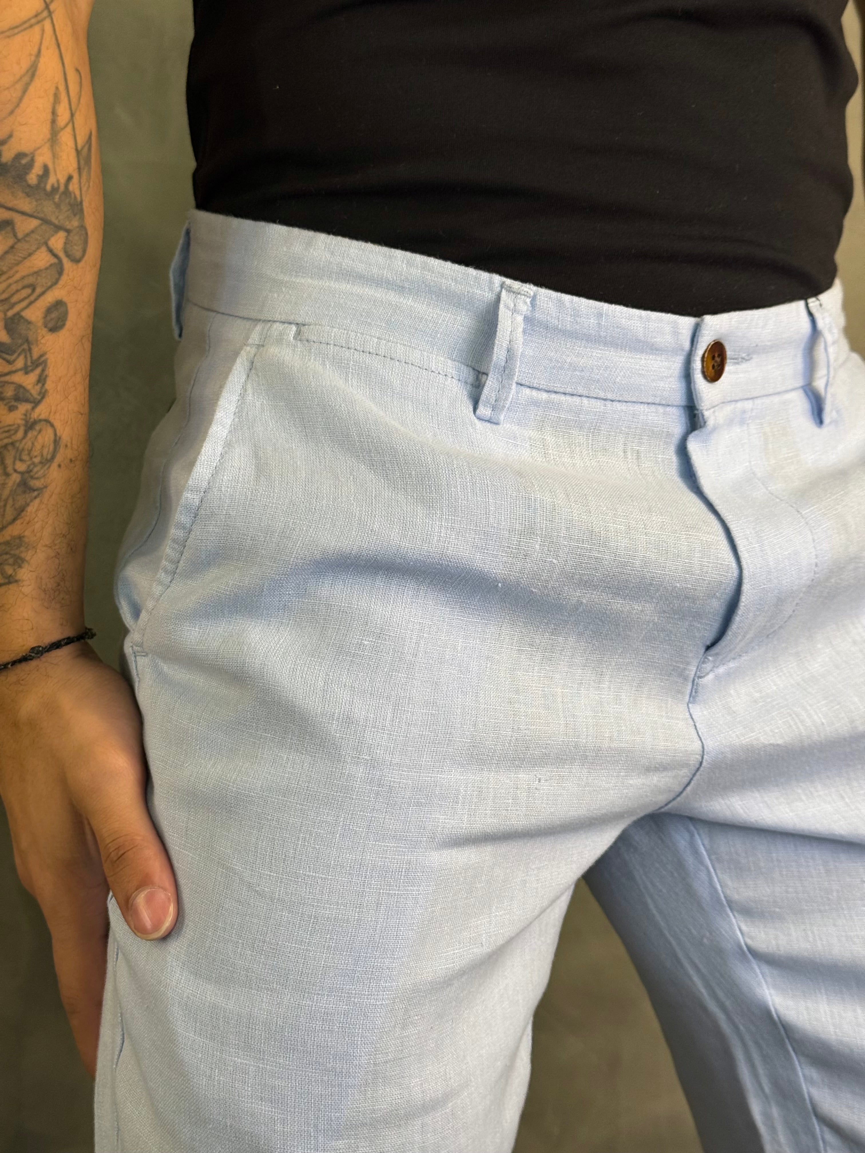 BERMUDA CASUAL-DAY ALF. PURO LINHO PONTO H