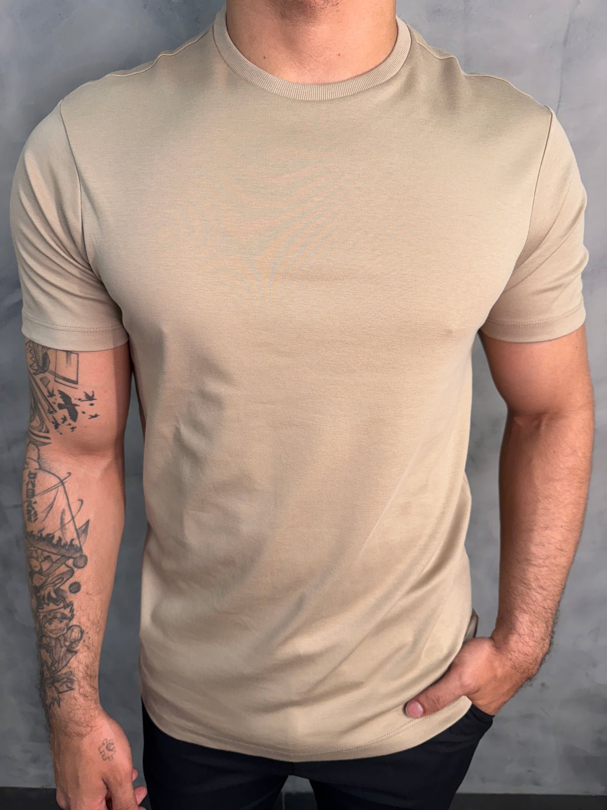 CAMISETA REGULAR FIDELI BORD BARRA